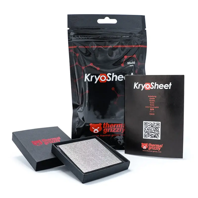 Thermal Grizzly KryoSheet Pad Termico - 50 × 50 × 0,2 mm