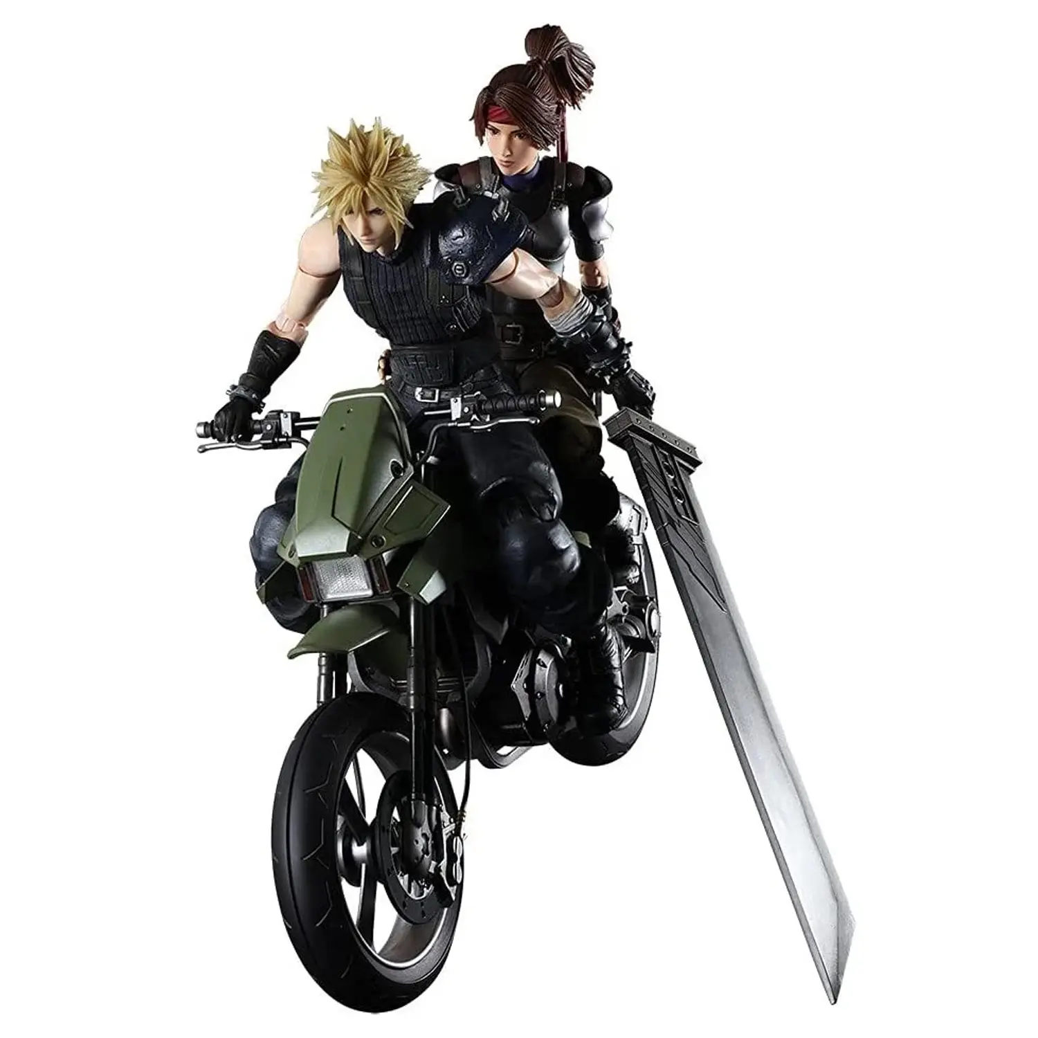 Square-Enix FF VII Remake Cloud Jessie & Motor Pak - 26 cm