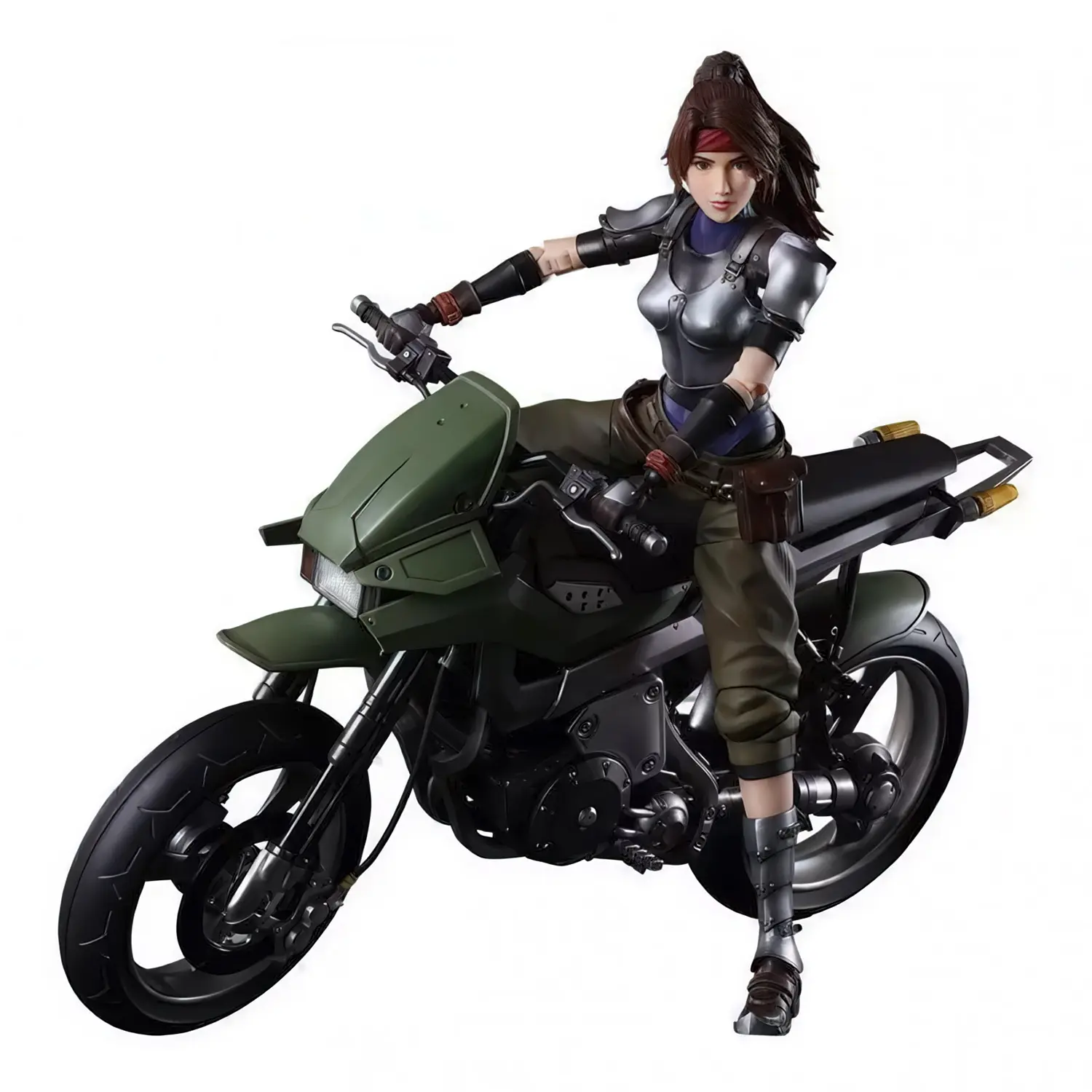 Square-Enix FF VII Remake Jessie & Motorcycle Pak - 24 cm