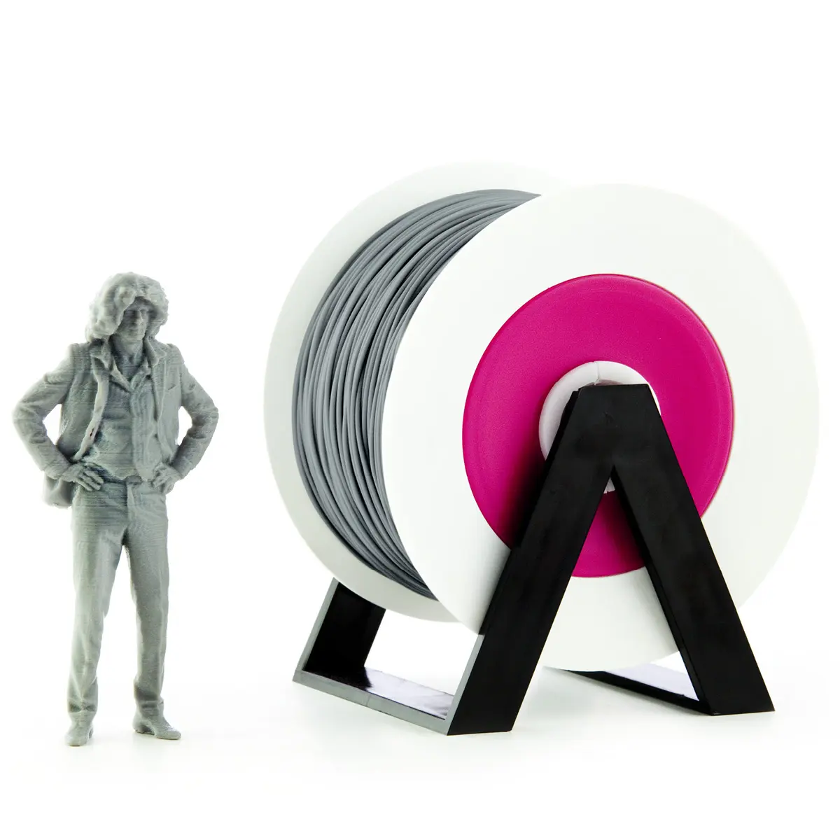 EUMakers Filamento in PLA 2,85 mm - Grigio
