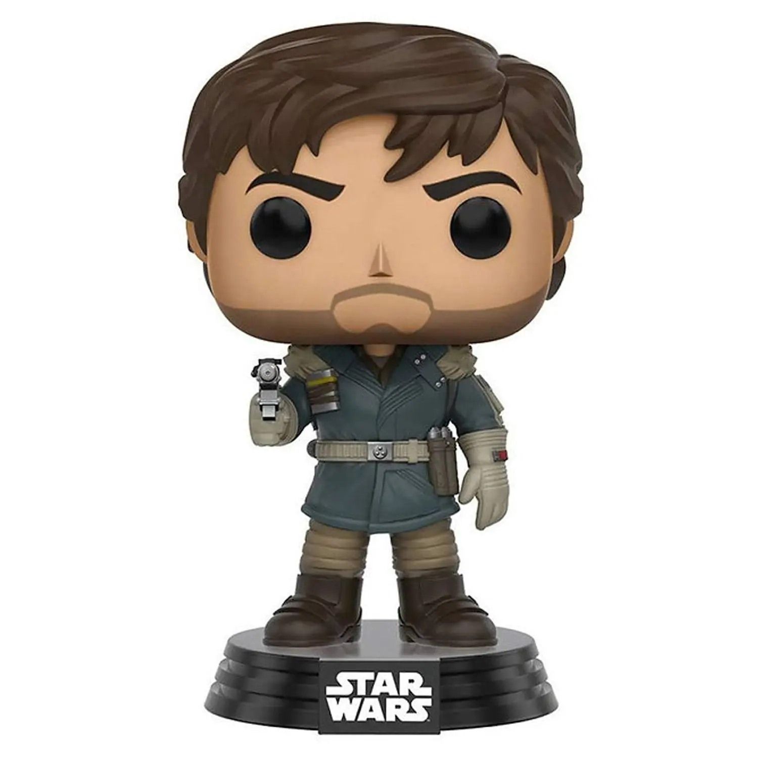 Star Wars Rogue One POP! Vinyl Bobble-Head Figure Captain Cassian Brown Jacket - 9 cm