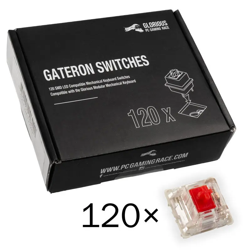 Glorious PC Gaming Race Gateron Red Switch - …