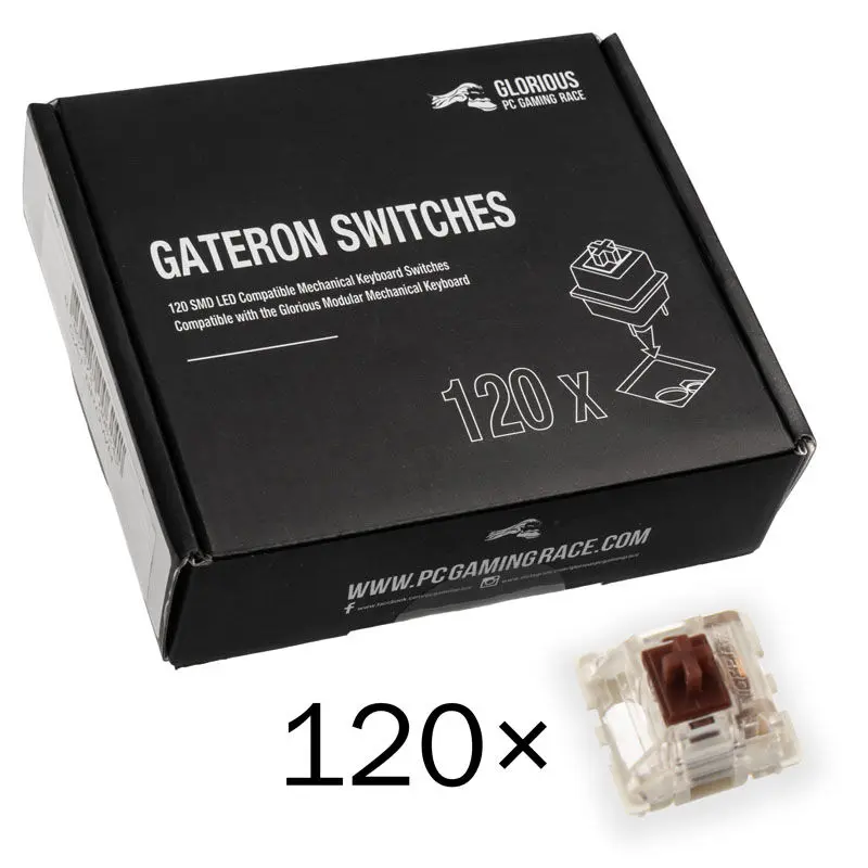 Glorious PC Gaming Race Gateron Brown Switch - …