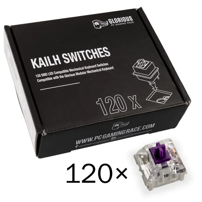 Glorious PC Gaming Race Kailh Pro Purple Switch …