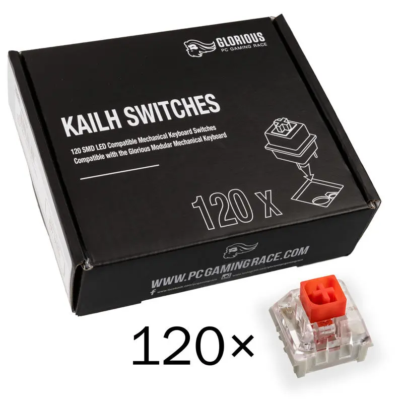 Glorious PC Gaming Race Kailh Box Red Switch …