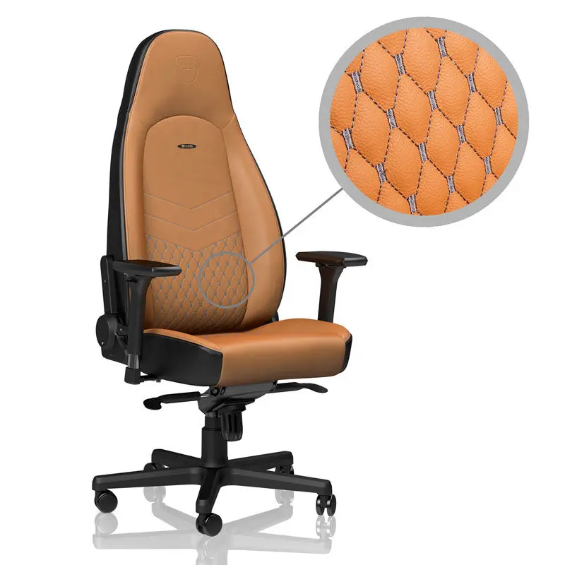noblechairs ICON Real Leather Gaming Chair - Marrone/Nero