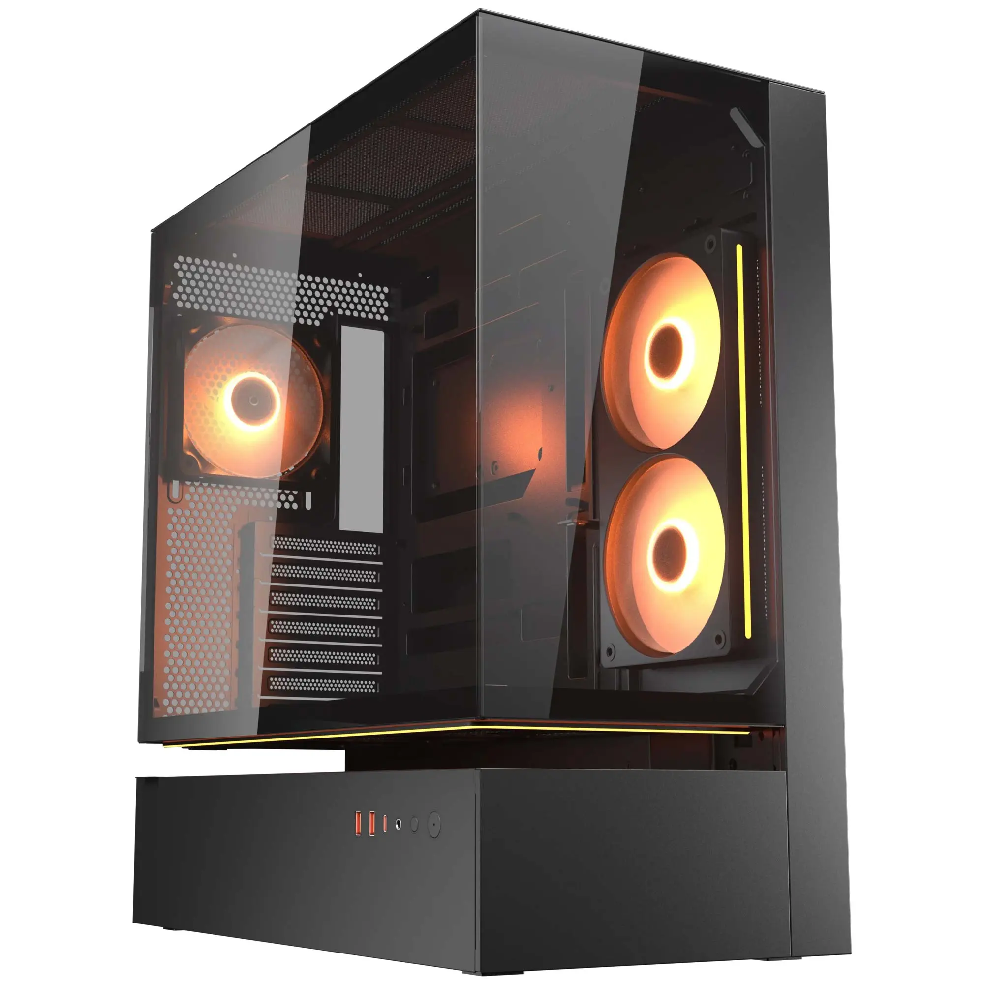 Cougar CFV235, Mid-Tower, Vetro Temperato - Nero