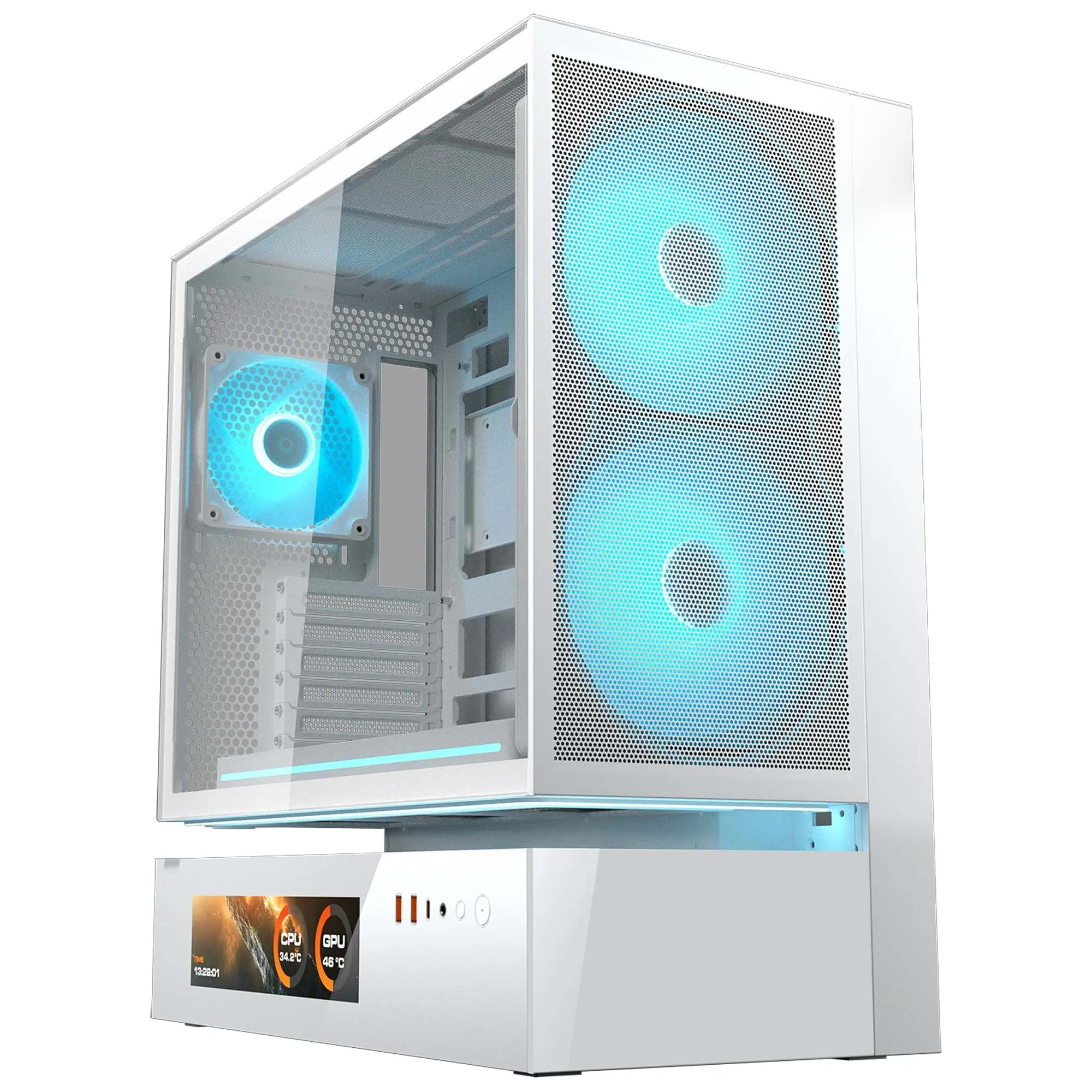 Cougar CFV235 Mesh Vision, Mid-Tower, Vetro Temperato - …