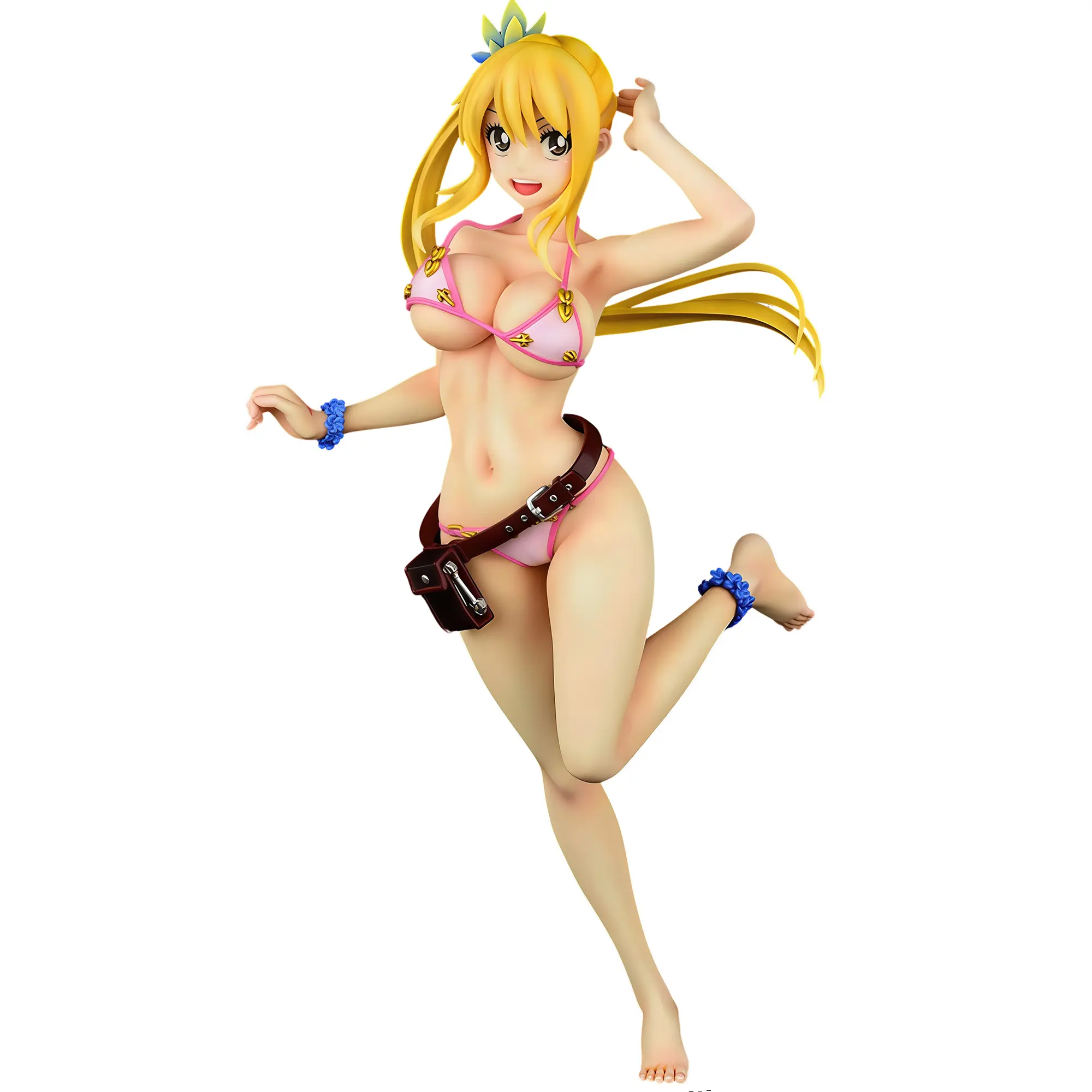 Fairy Tail Statue 1/6 Lucy Heartfilia Swimwear Gravure Style Ver. Side - 23 cm