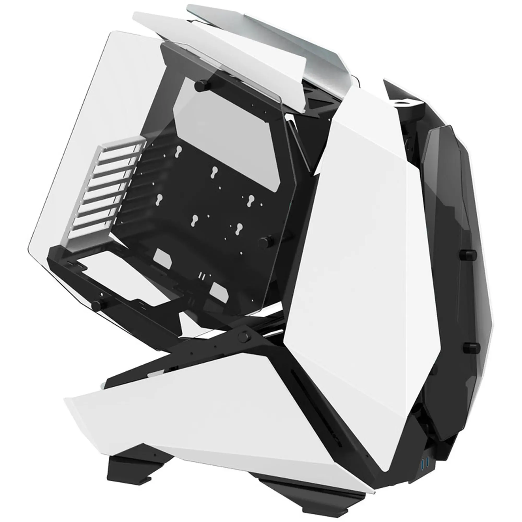 Jonsbo MOD5 Showcase, Vetro Temperato - Bianco