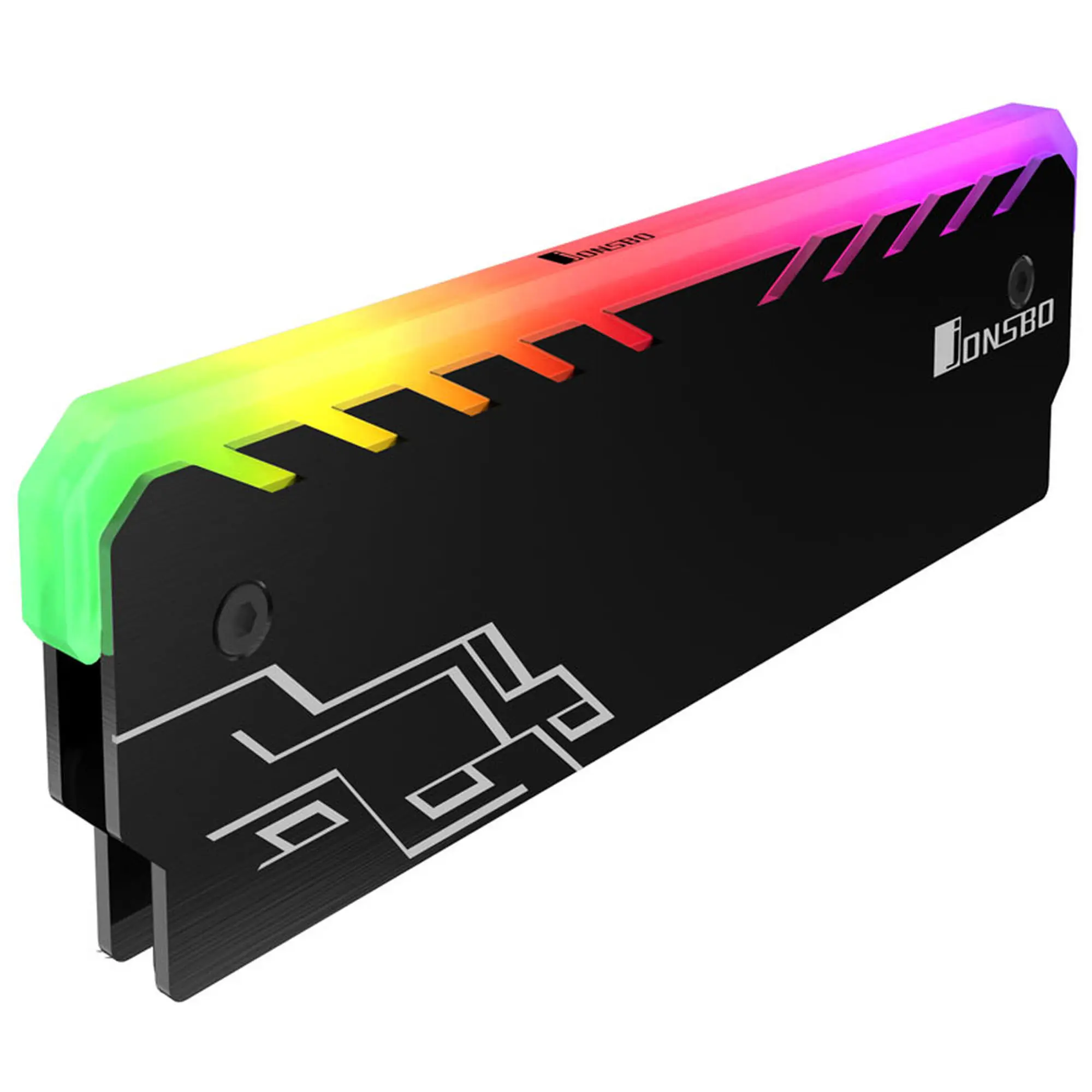 Jonsbo NC-1 dissipatore RGB-RAM - Nero