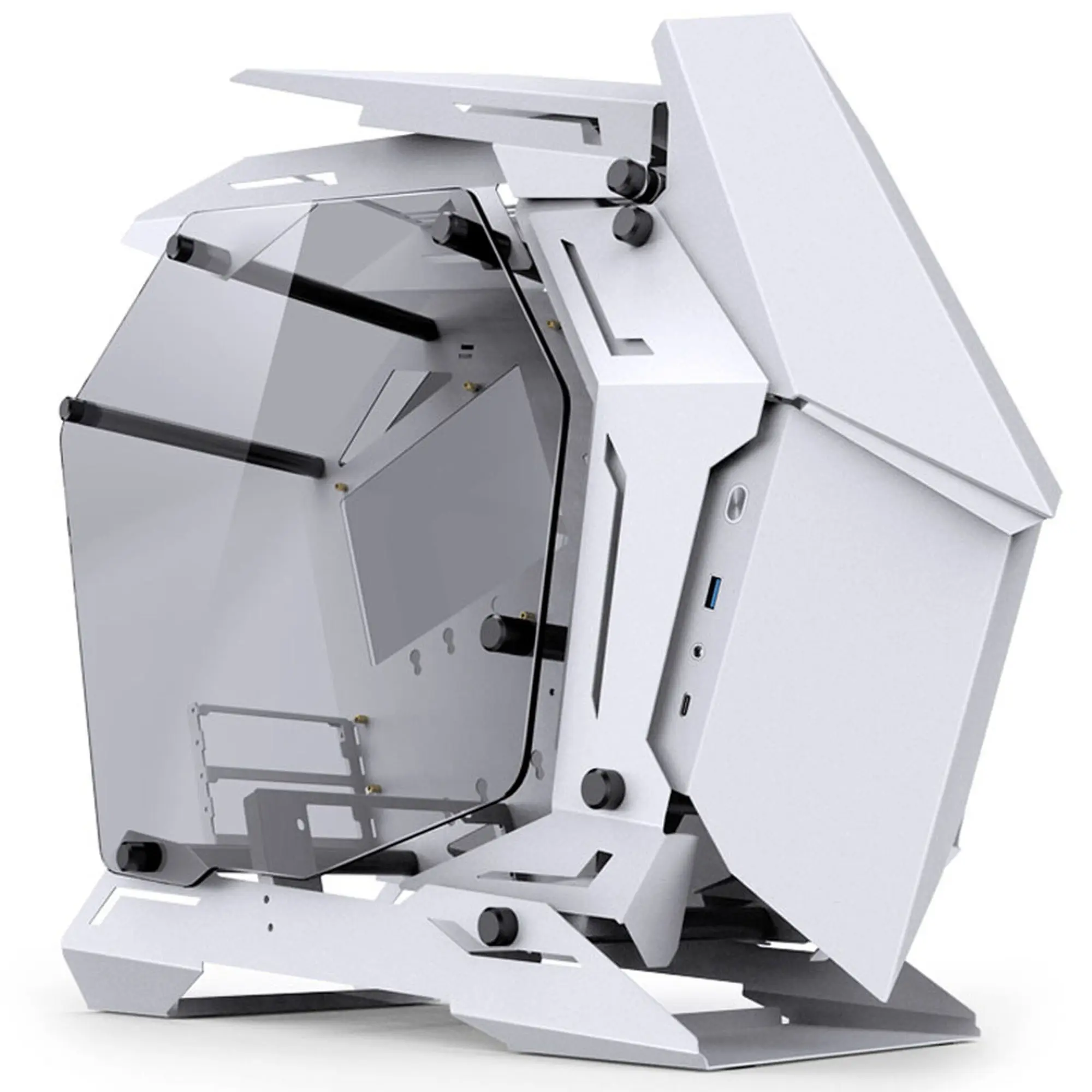 Jonsbo MOD3 Mini, Micro-ATX, Tempered Glass - Bianco
