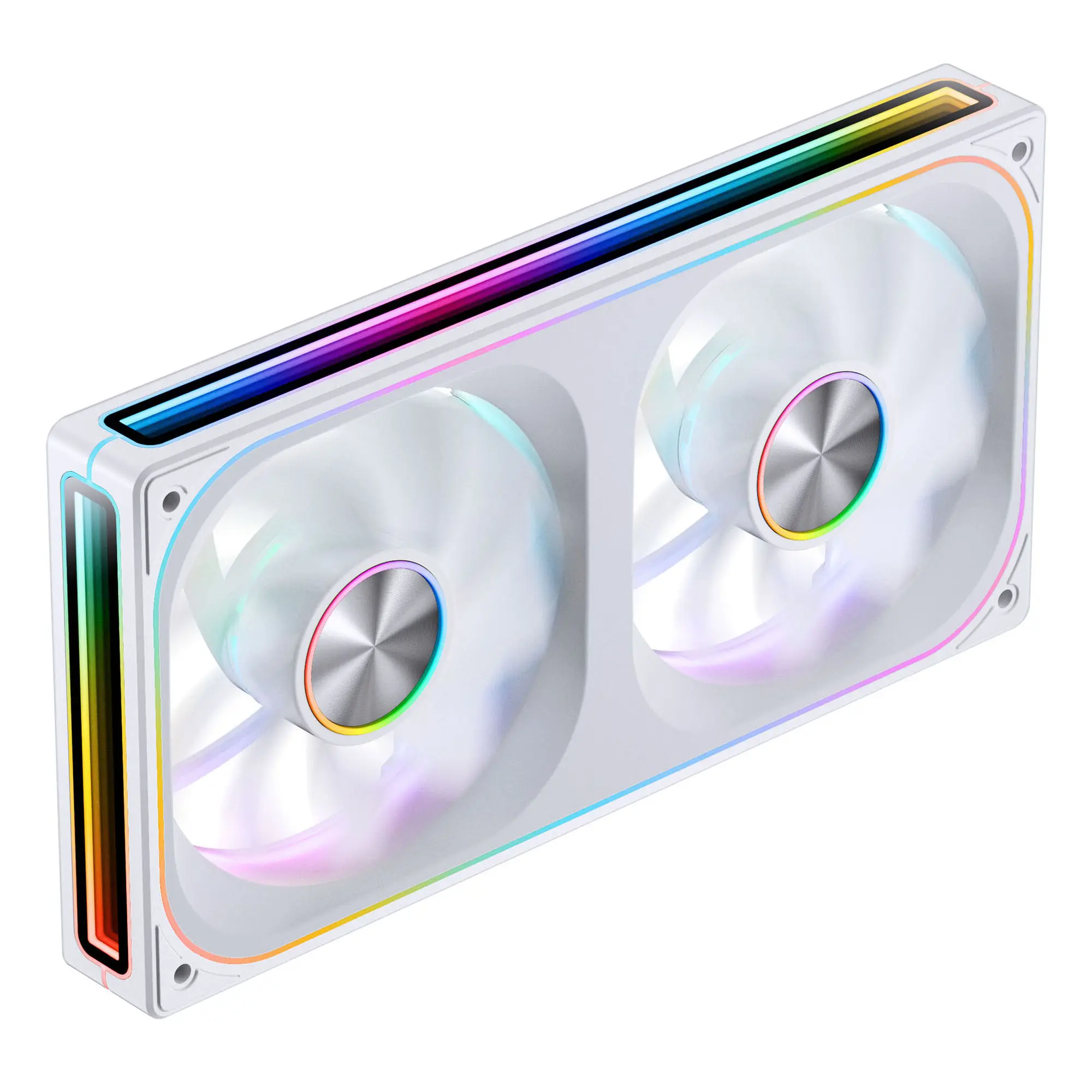 Jonsbo ZA-240 Infinity Mirror ARGB PWM, 240mm (2x 120) - Bianco
