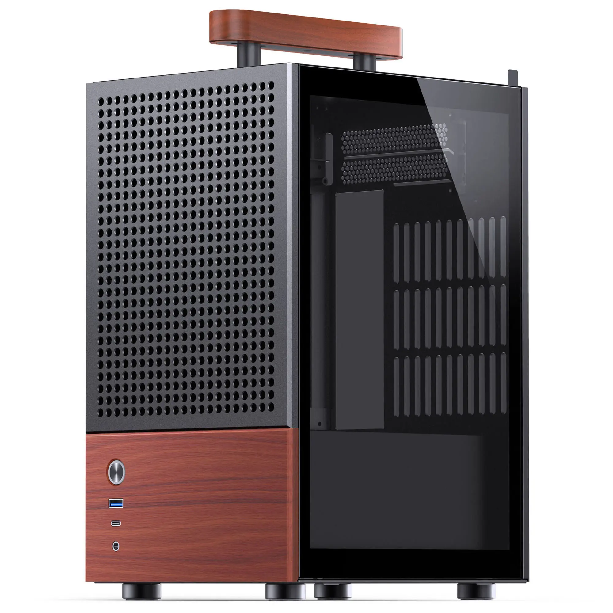 Jonsbo T6, Micro-ATX, Vetro Temperato - Nero