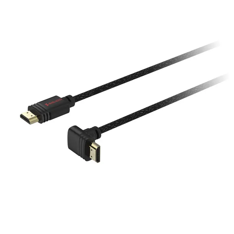Ssupd cavo Meshroom HDMI 2.1 angolato a 90°, 8K, 2m - Nero