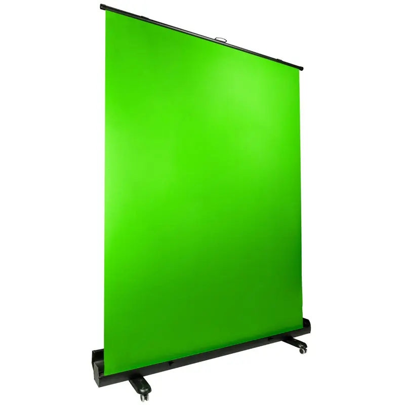 Streamplify Screen Lift Green Screen, 200x150cm, idraulico, arrotolabile