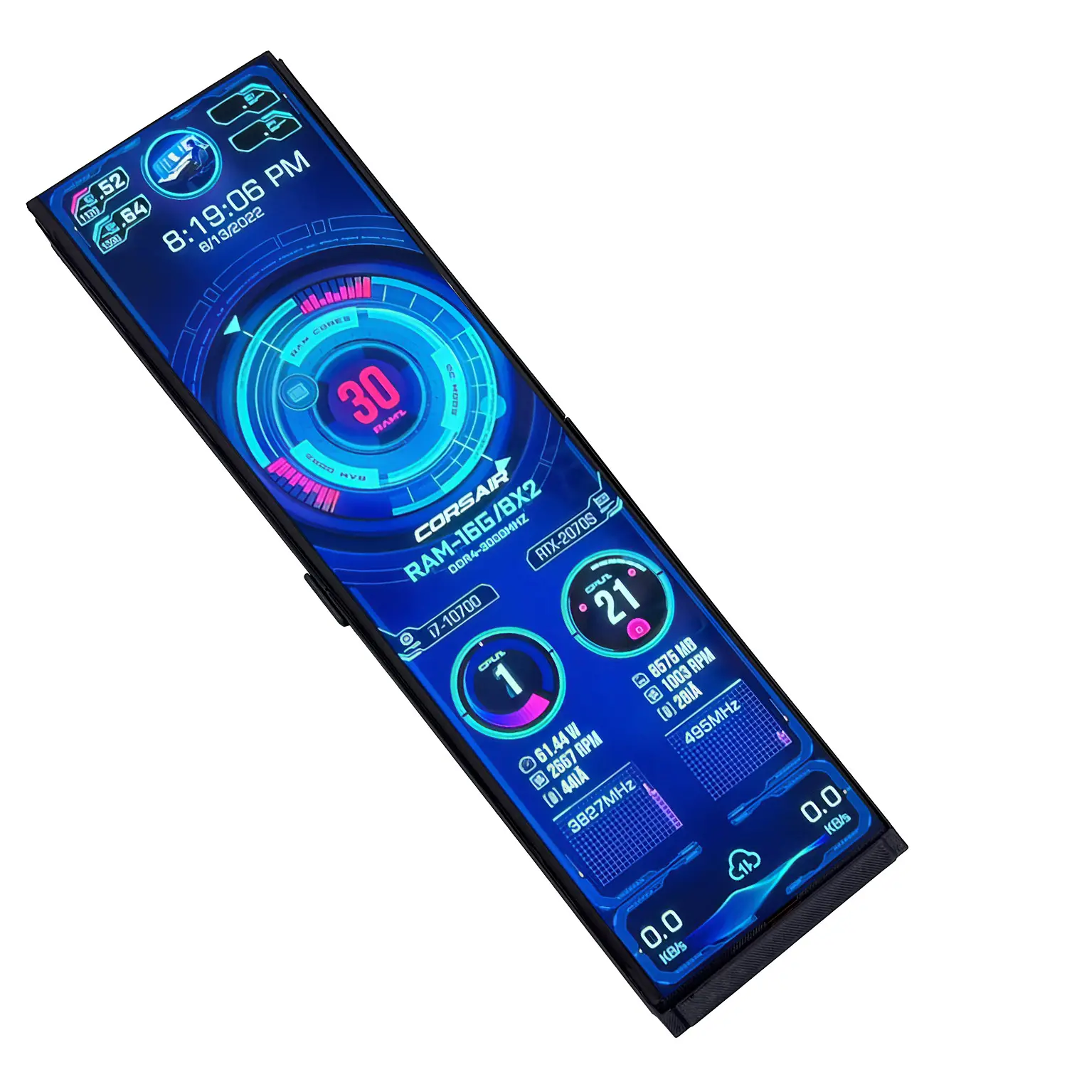 HYTE LCD Y60 v2 per Hyte con Cover 3D - Nero