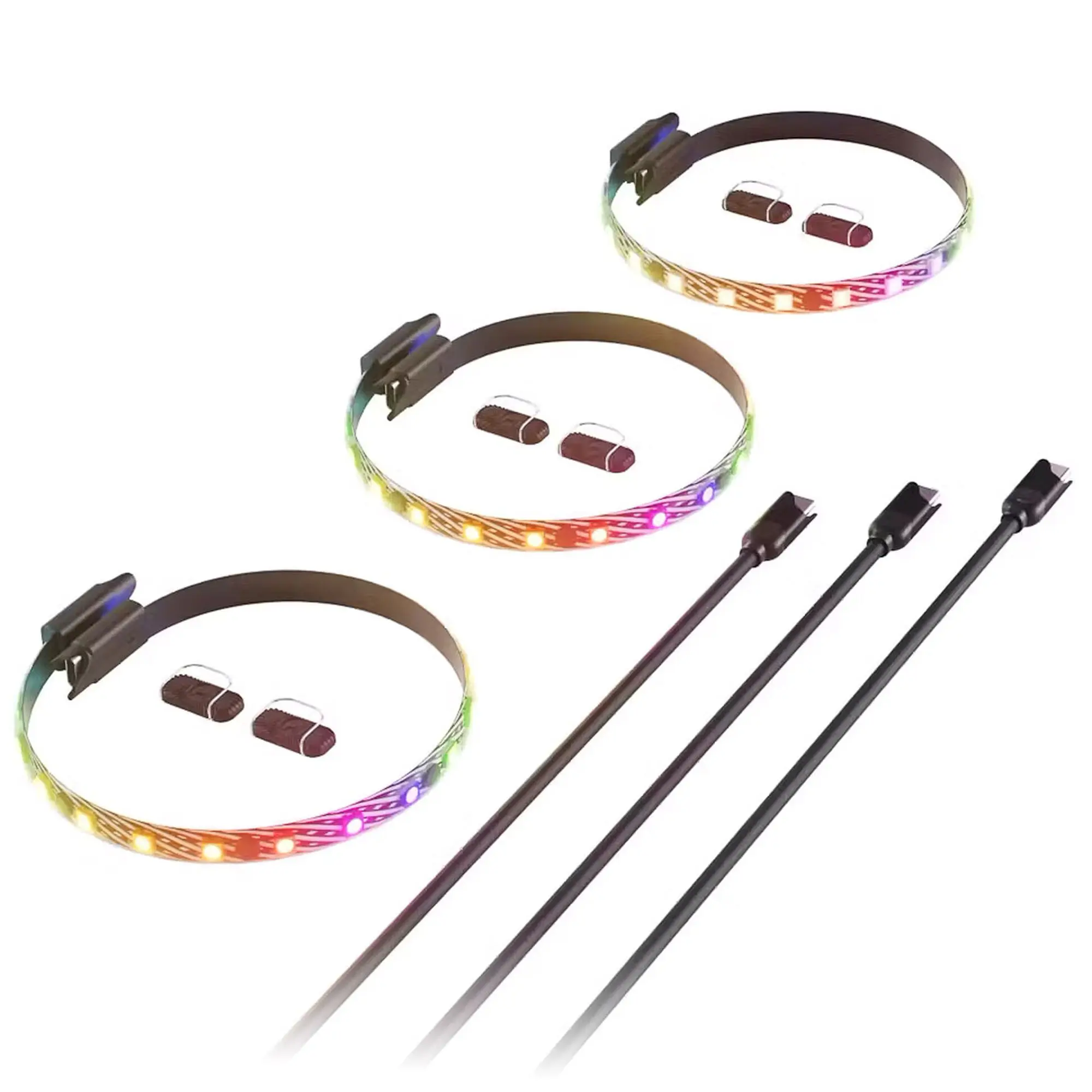 HYTE LS10 qRGB Light Strips, Kit 3 pezzi - 330 mm