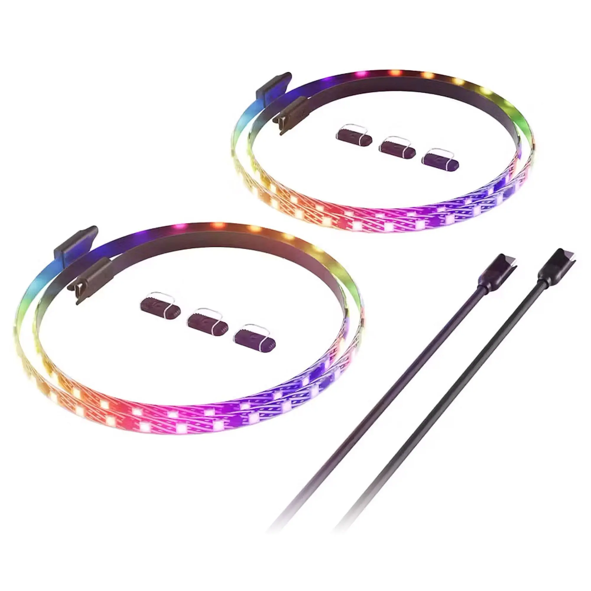 HYTE LS30 qRGB Light Strips, Kit 2 pezzi - 1000 mm