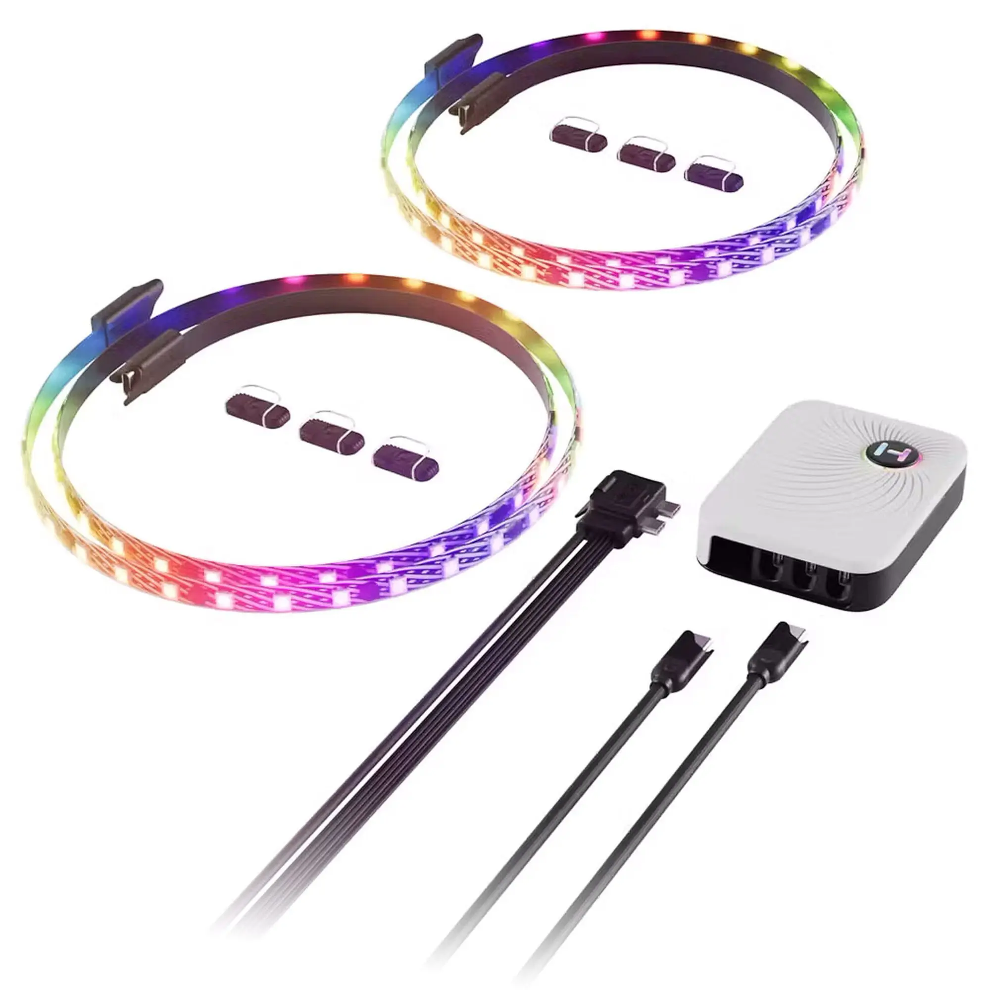 HYTE LS30 qRGB Light Strips, Kit 2 pezzi + NP50 - 1000 mm
