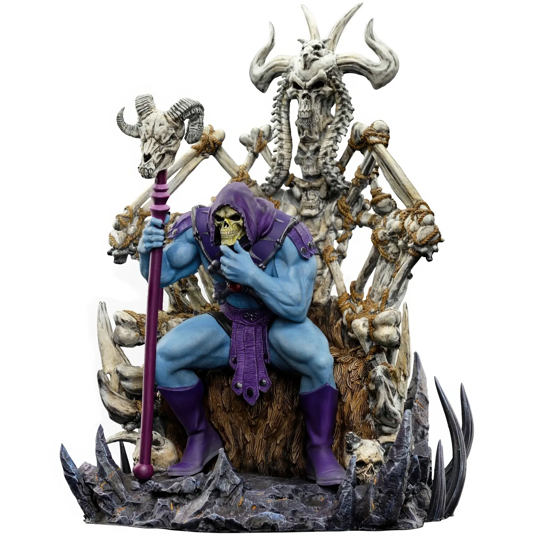 Iron Studios MOTU Skeletor Deluxe Statue - 29 cm