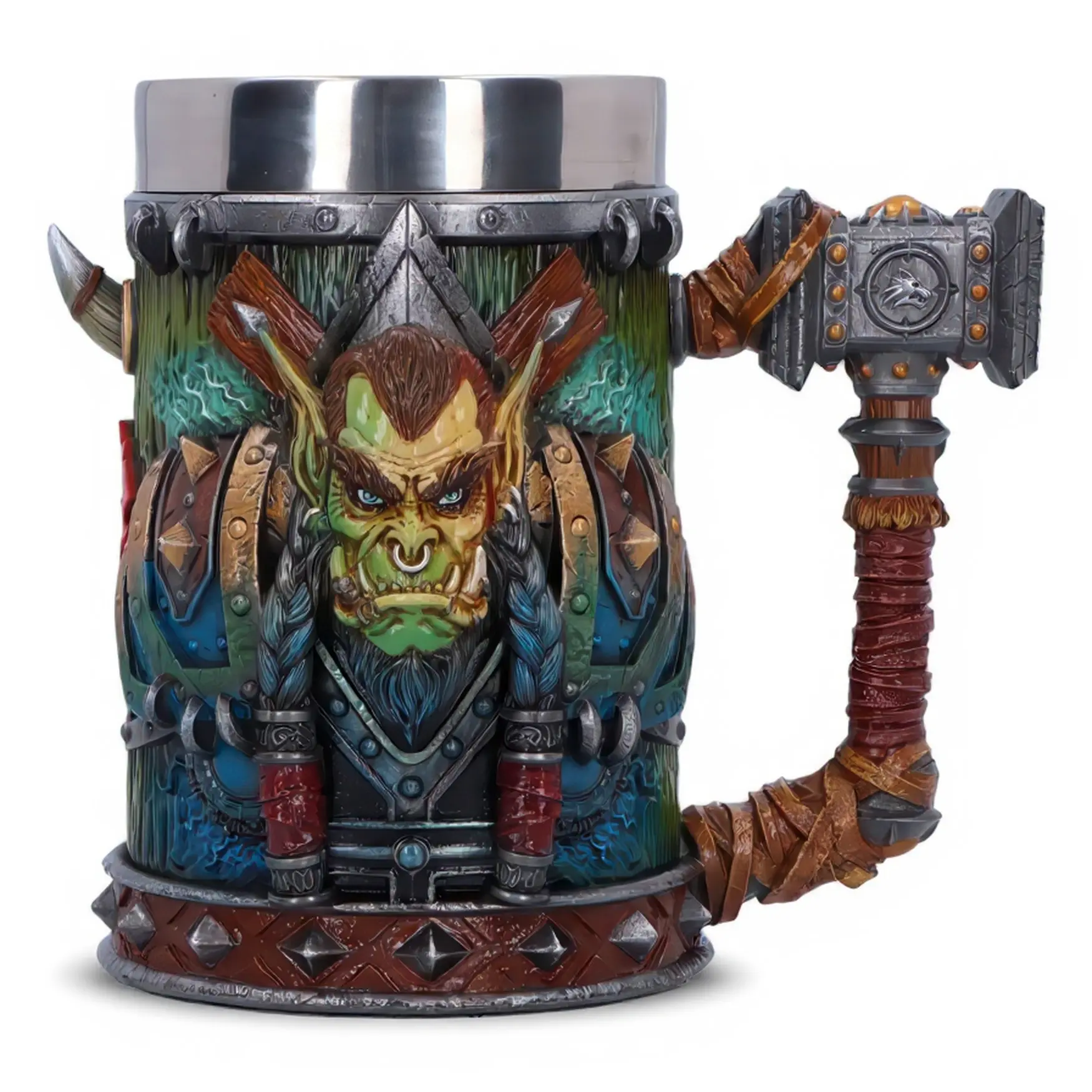 Nemesis Now - World of Warcraft Thrall Tankard - Boccale da Collezione con Licenza Ufficia