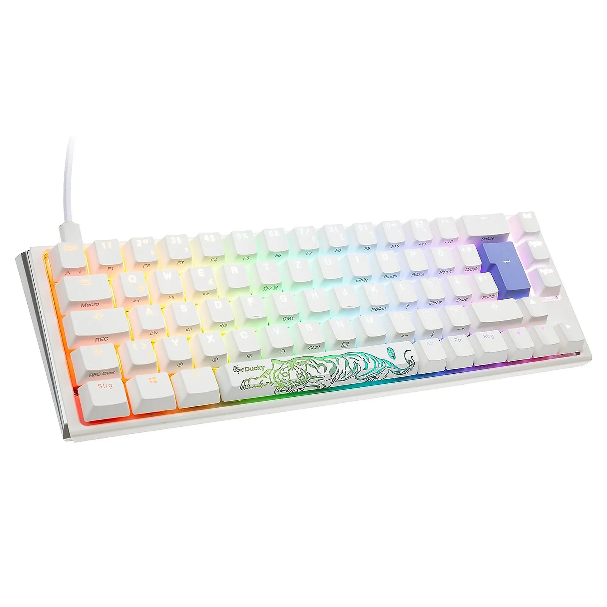 Ducky One 3 Classic, SF 65%, Cherry Silver, RGB, Bianco - Layout ITA