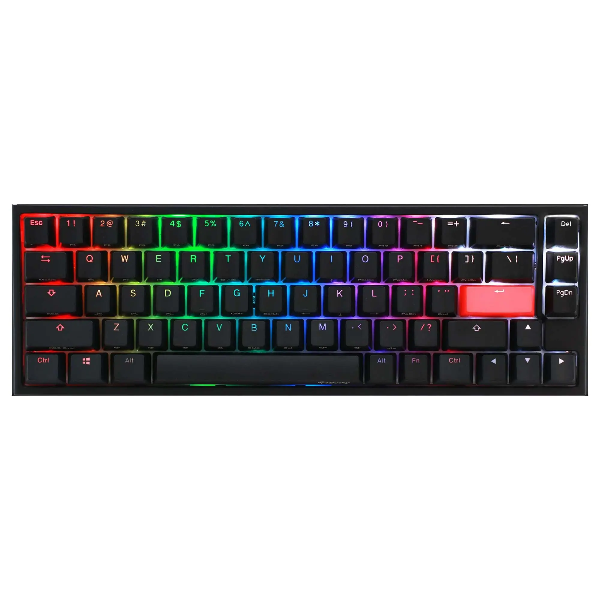 Ducky One 2 SF 65%, Cherry Silver, RGB, Nero - Layout ITA