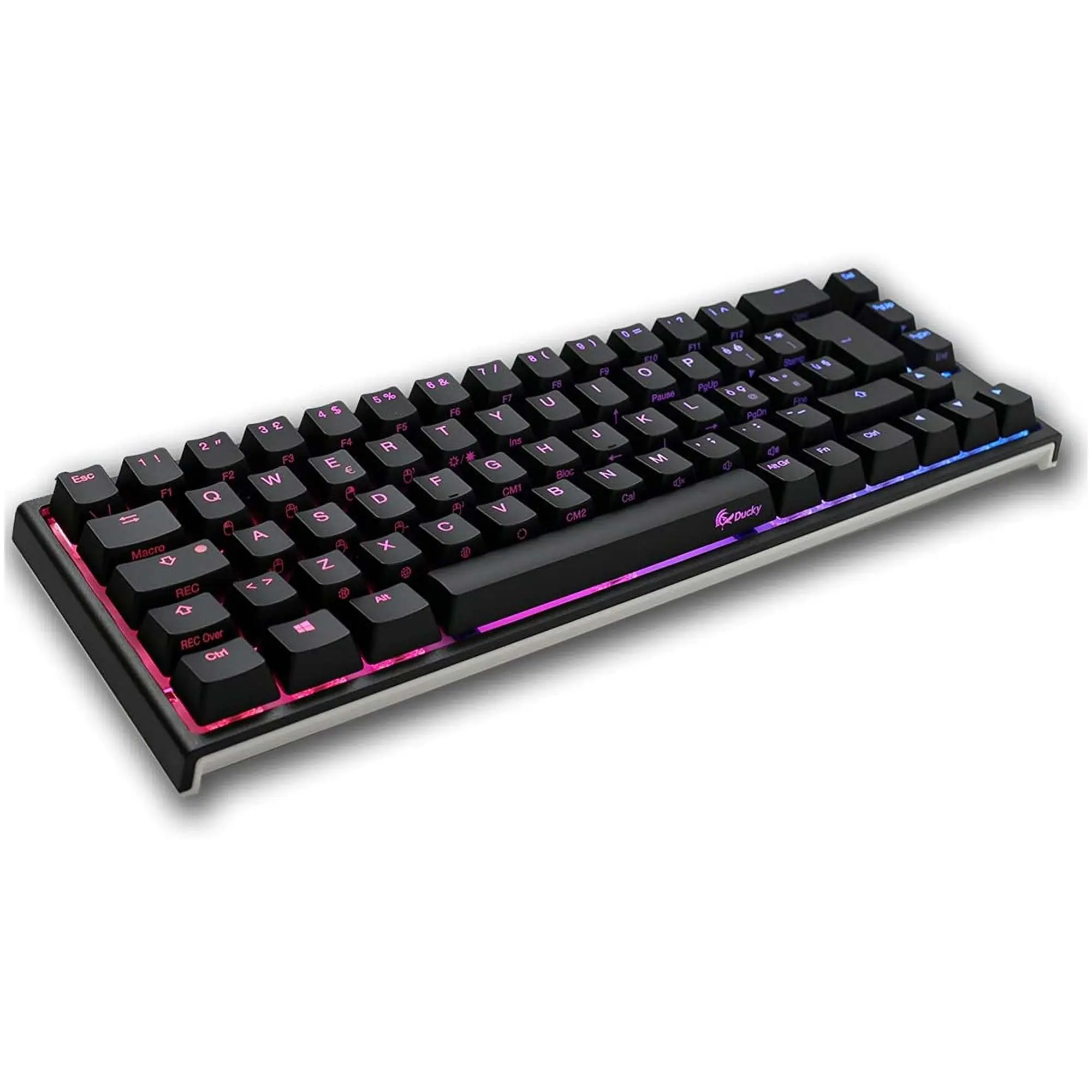 Ducky One 2 SF 65%, Cherry Silent Red, RGB, Nero - Layout ITA