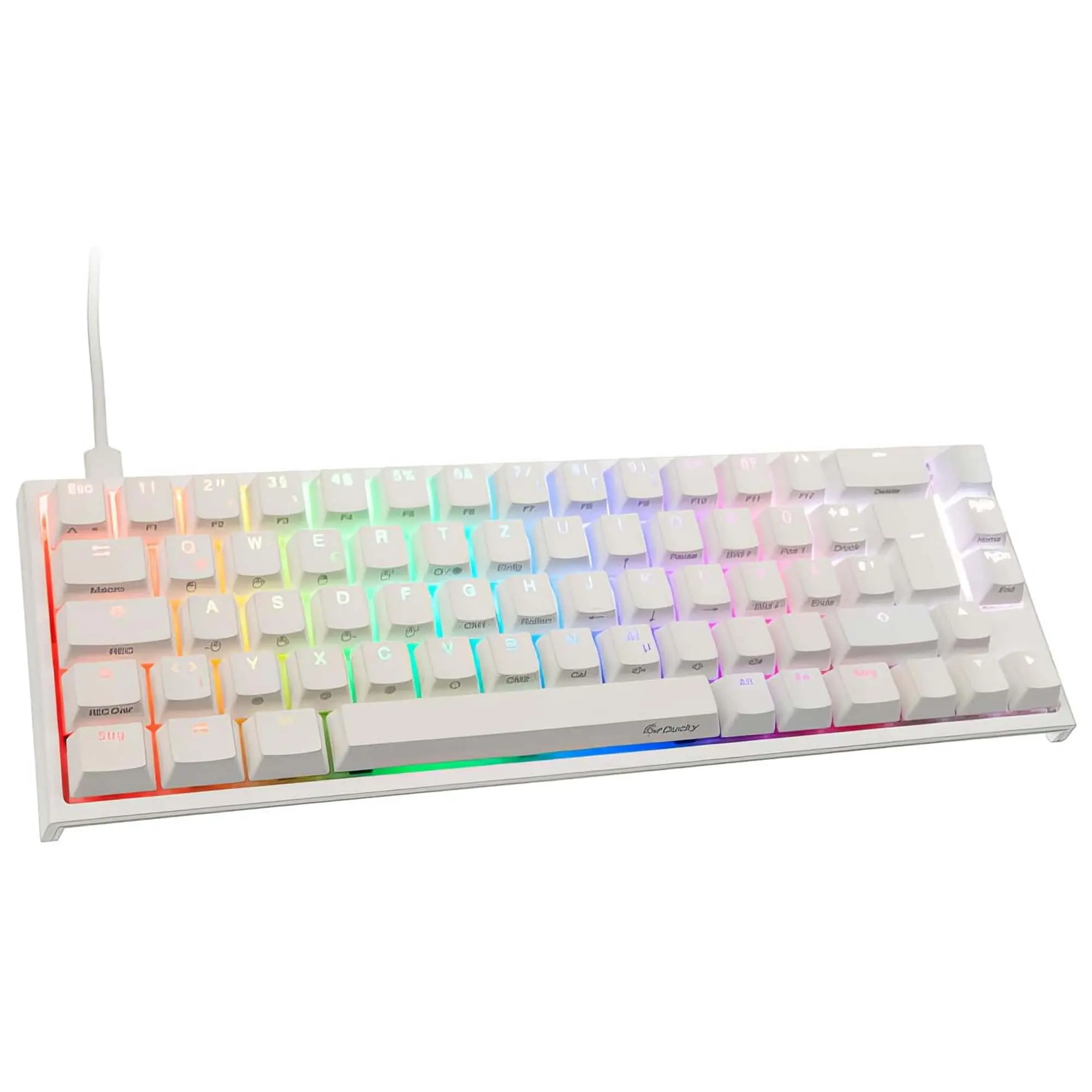 Ducky One 2 SF 65%, Cherry Red, RGB, Bianco - Layout ITA