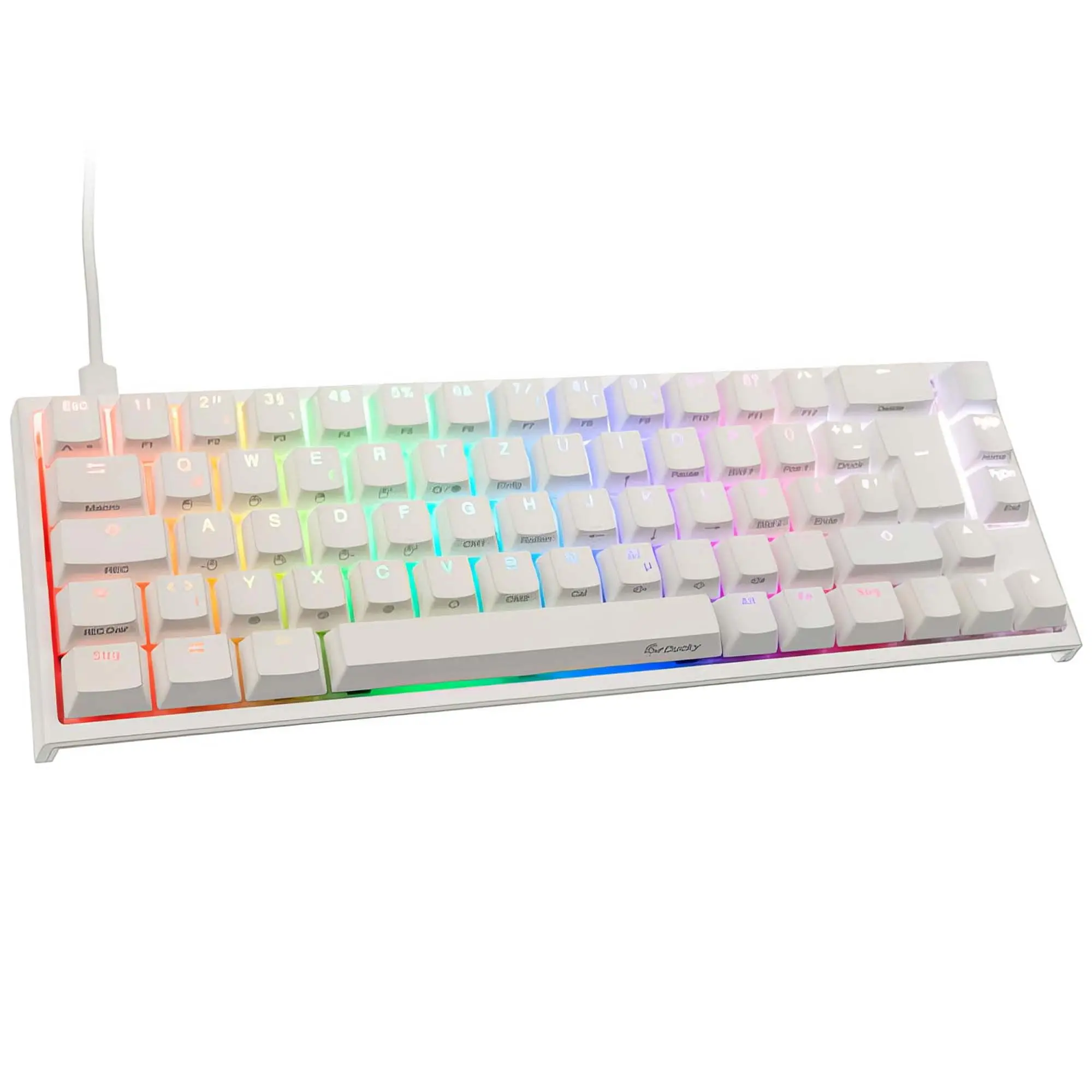 Ducky One 2 SF 65%, Cherry Speed Silver, RGB, Bianco - Layout ITA