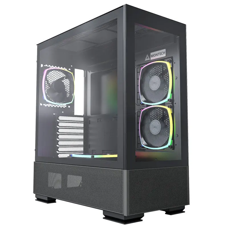 Montech Sky Two, Mid-Tower, Vetro Temperato - Nero