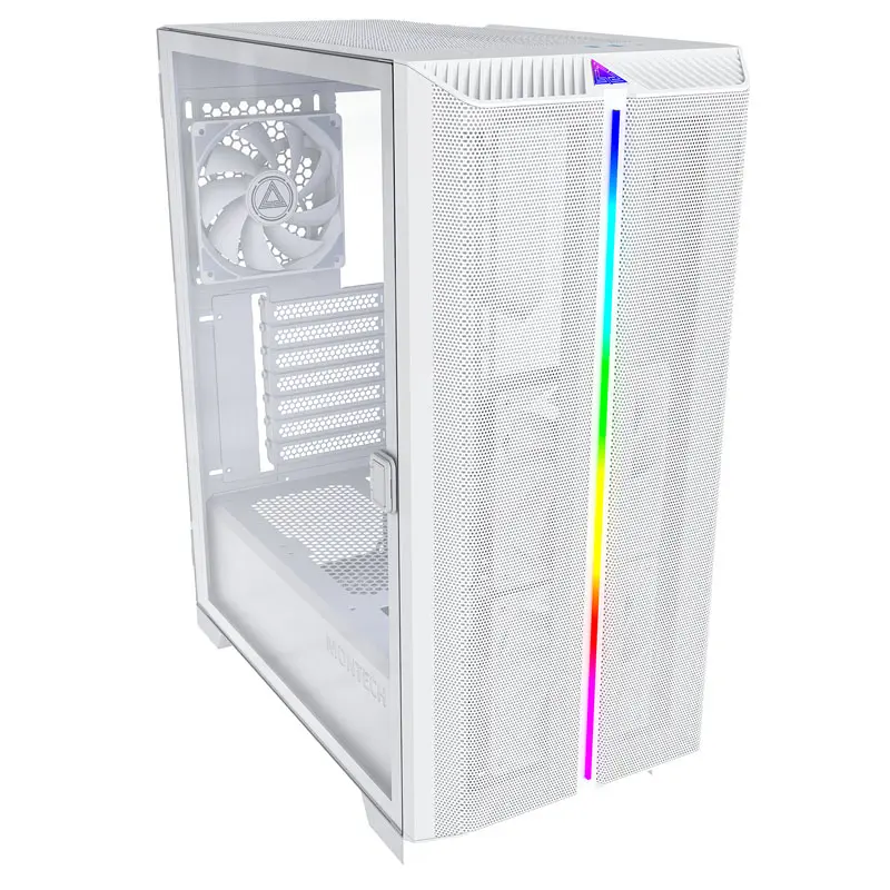 Montech SKY ONE Lite, Mid-Tower, Vetro Temperato - Bianco