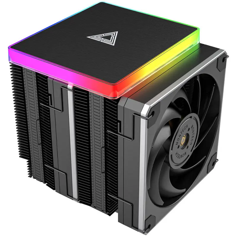 Montech Metal DT24 Premium CPU-Cooler ARGB, 2x120mm