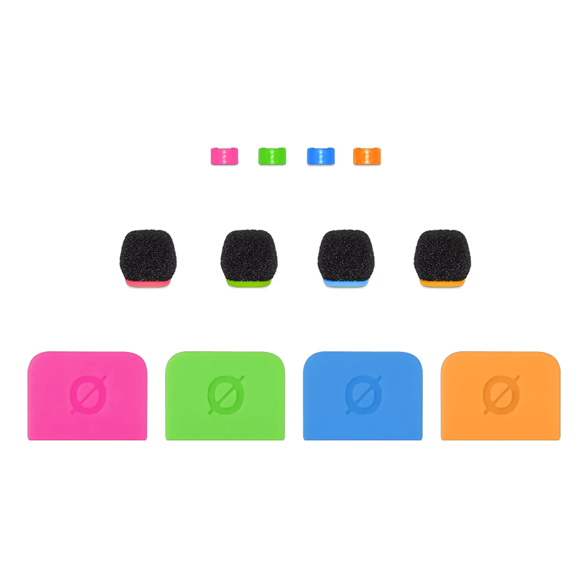 RODE Colors Set 3, Cappucci e Targhette per Wireless GO, Wireless GO II, Lavalier II