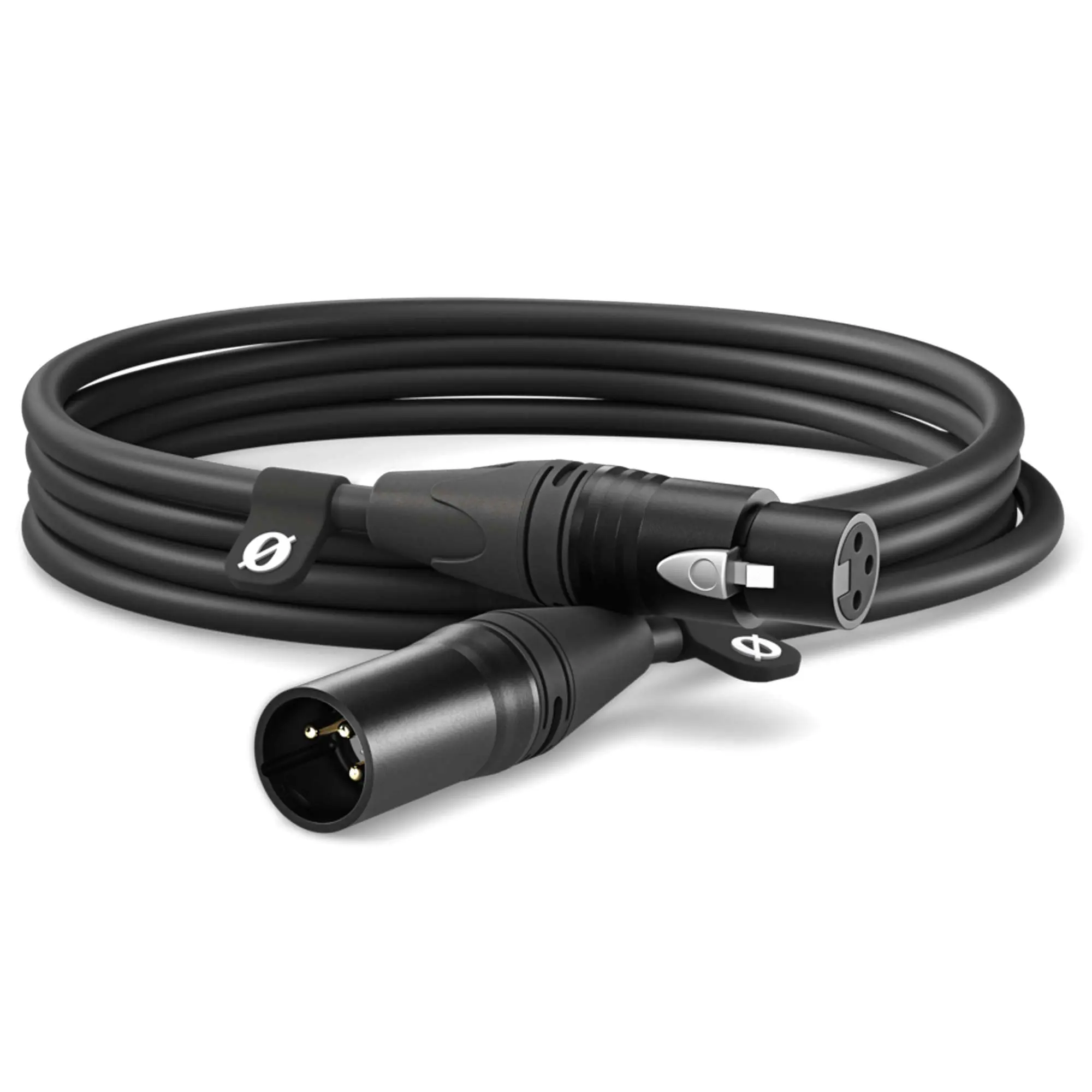 RODE XLR-Cable Cavo XLR per microfono, 3 metri - Nero