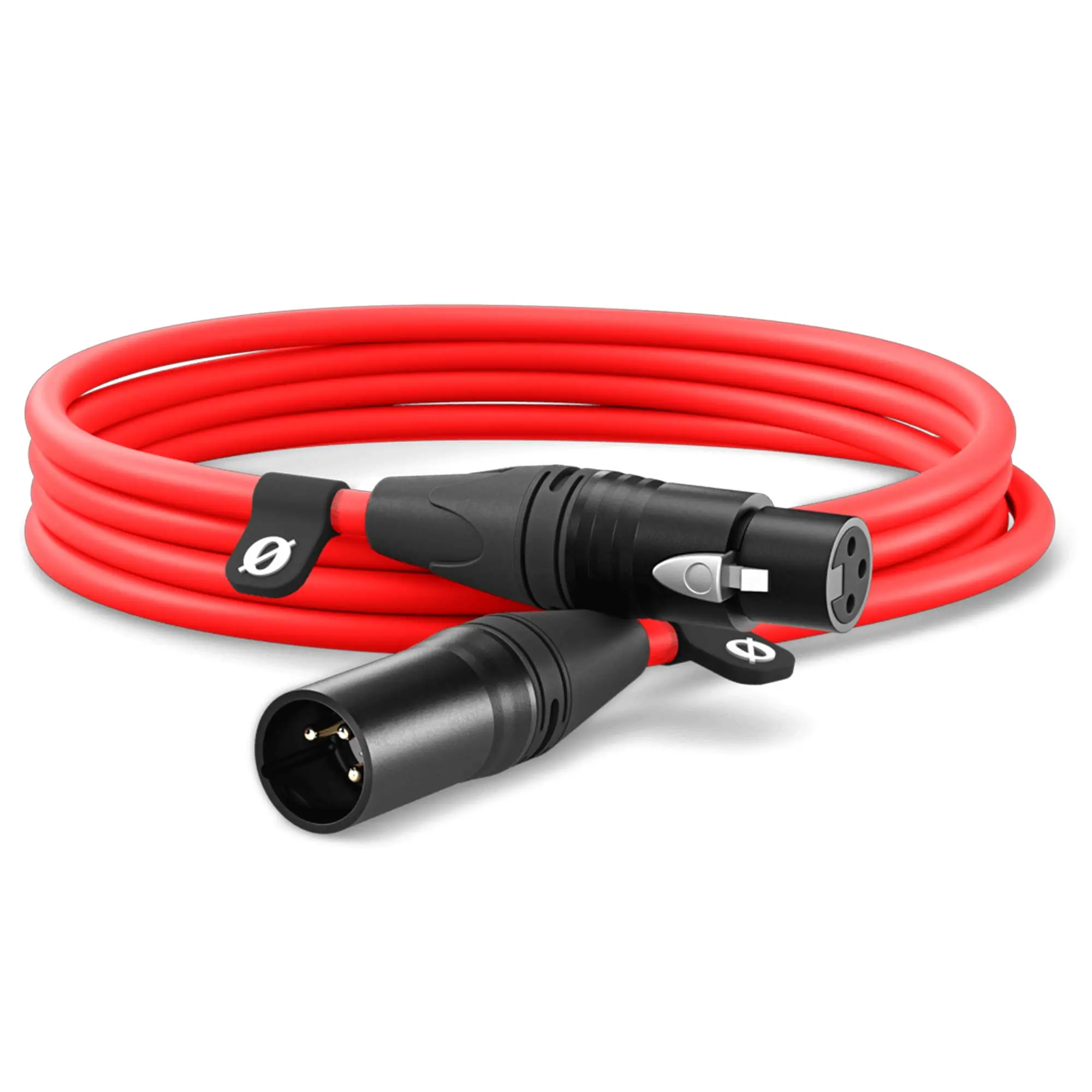 RODE XLR-Cable Cavo XLR per microfono, 3 metri - Rosso
