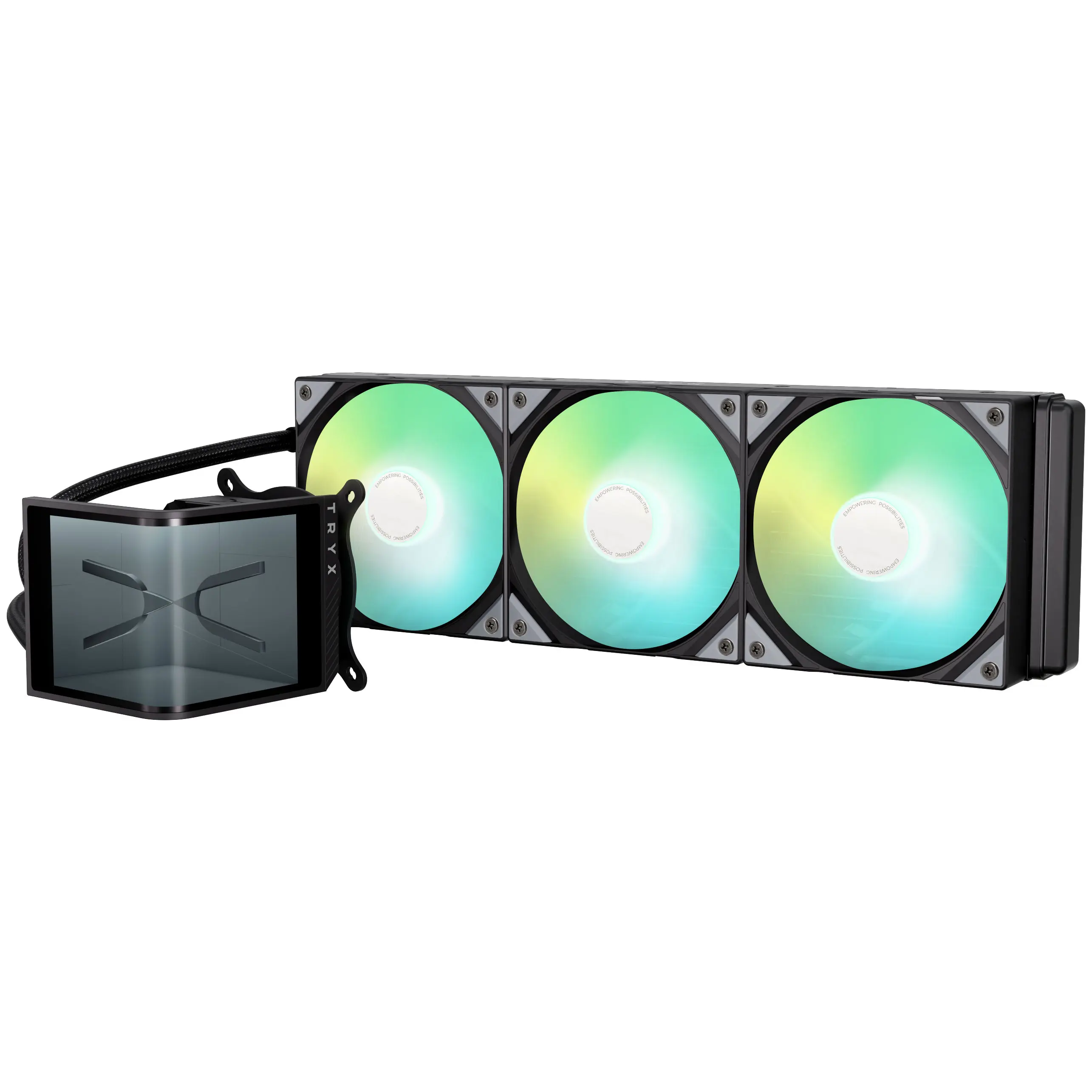 TRYX PANORAMA 360 SE ARGB Sistema AIO, Display 3D AMOLED - 360 mm, Nero