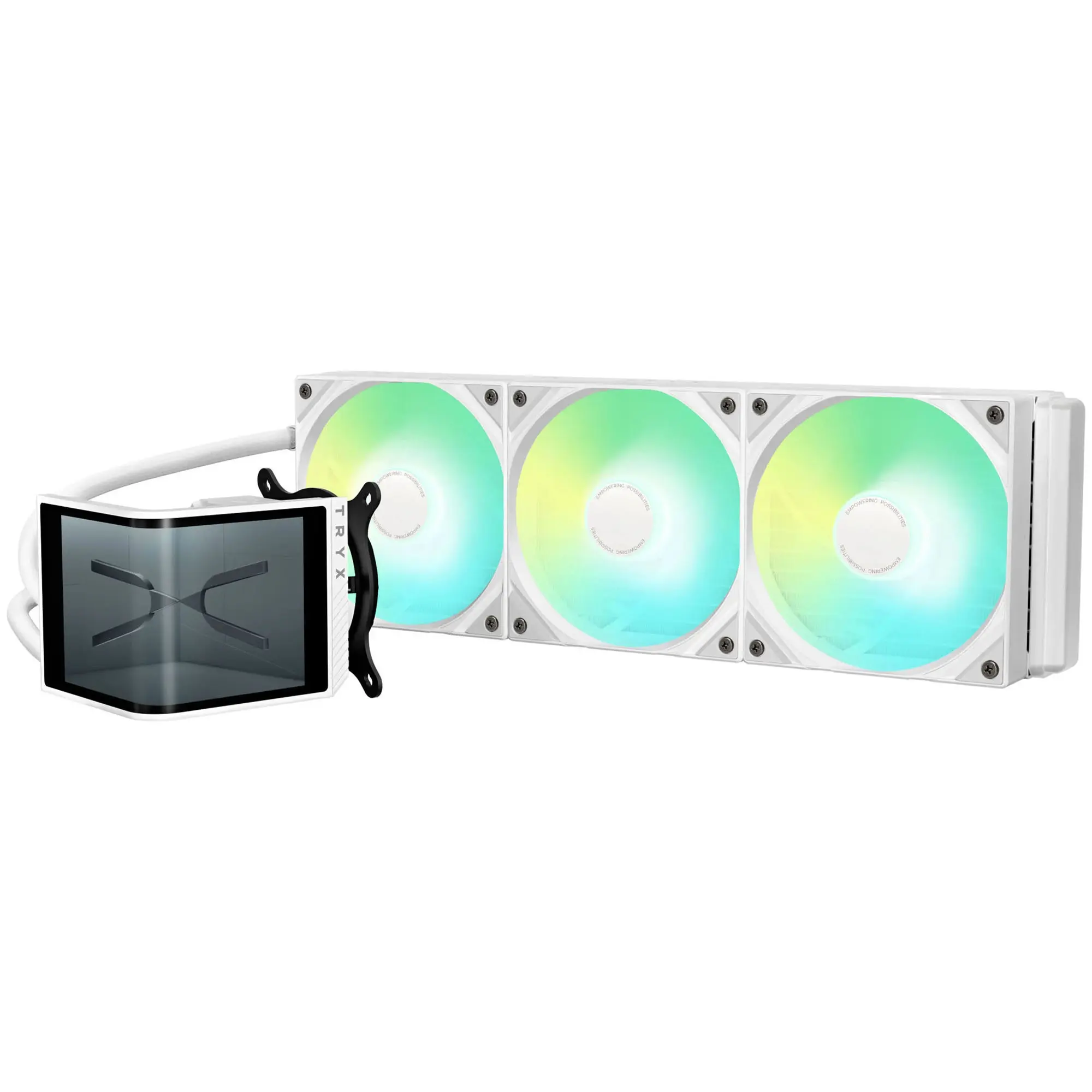 TRYX PANORAMA 360 SE ARGB Sistema AIO, Display 3D AMOLED - 360 mm, Bianco