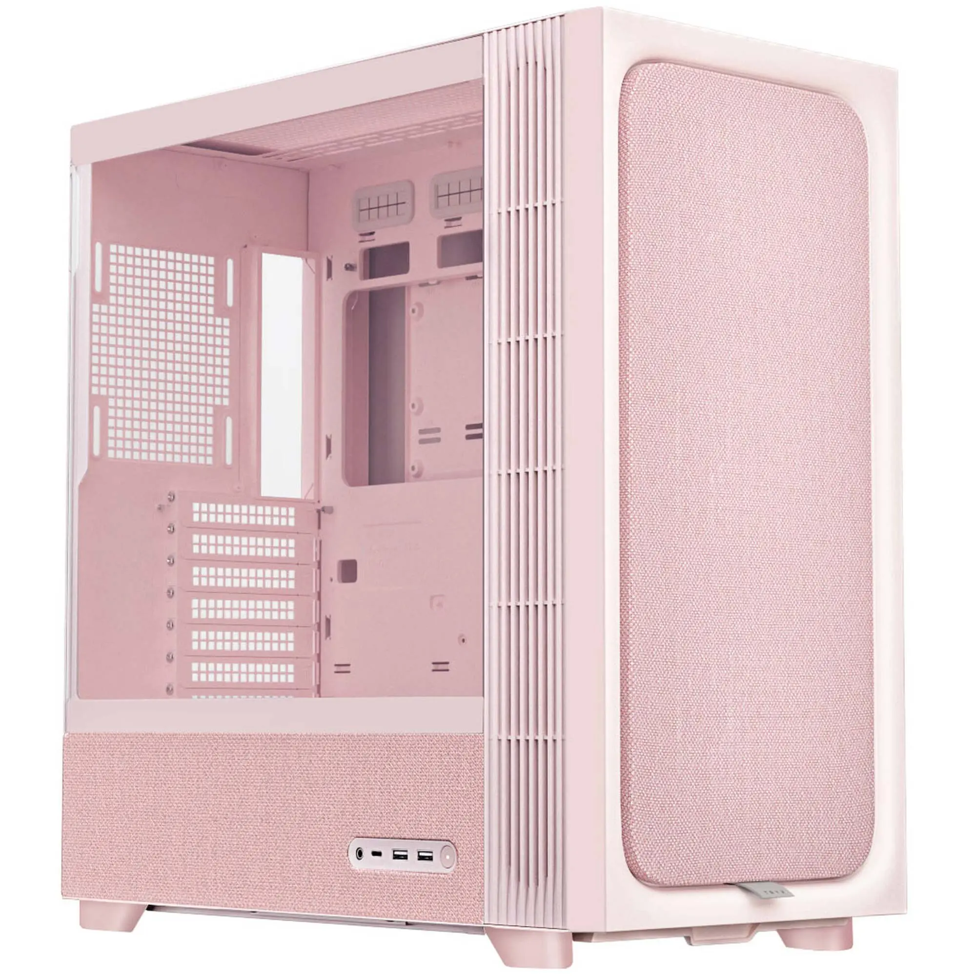 TRYX FLOVA F50, Mid-Tower, Tempered Glass - Rosa