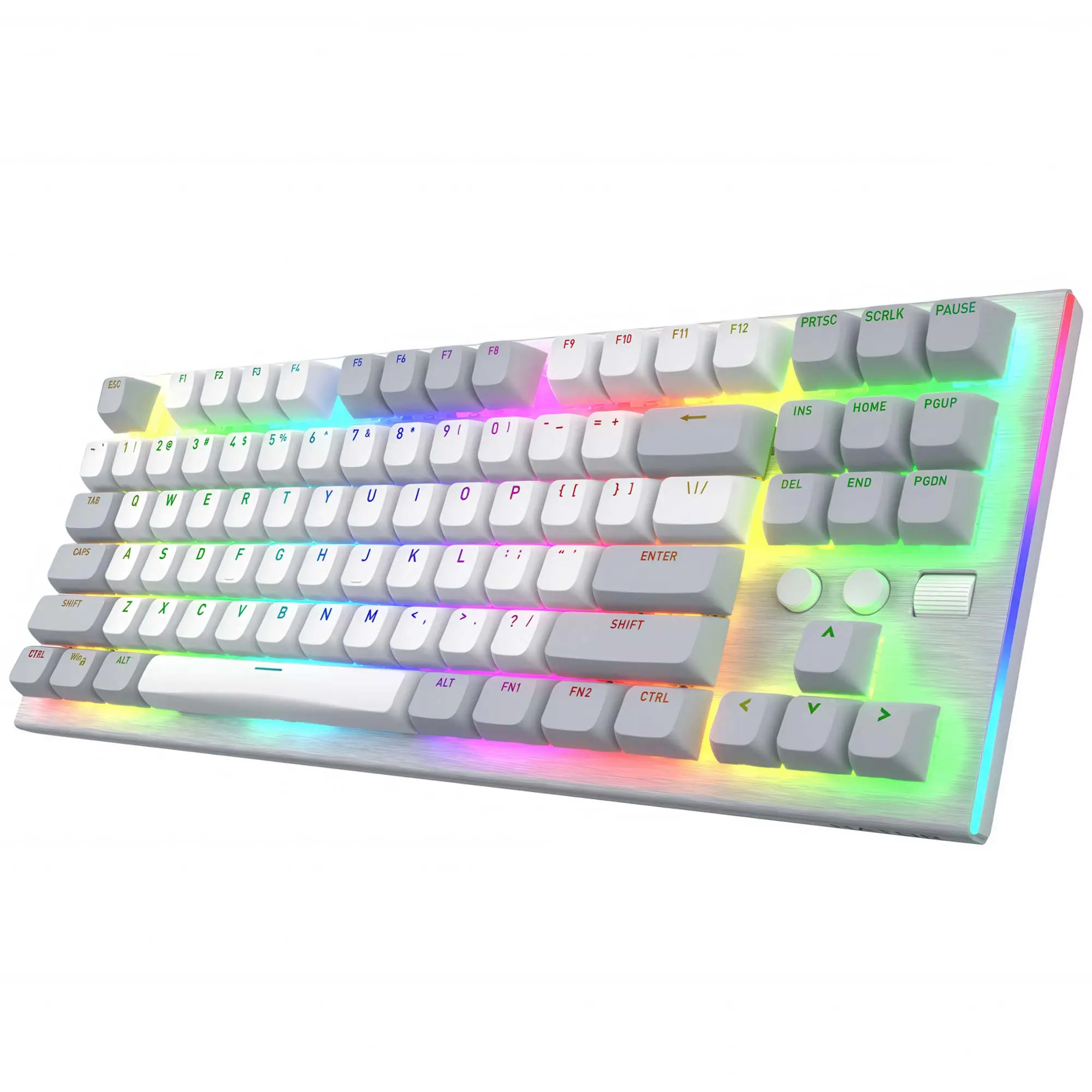 Hator Gravity TKL Gaming Keyboard, Layout US - Bianco