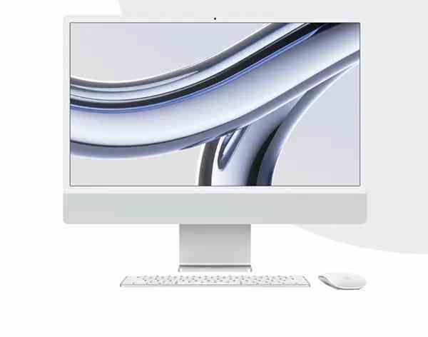 PC IMAC 24" 2023 ALL IN ONE M3 8-CORE 8GB 512GB SSD MAC OS SILVER (MQRK3LL/A)
