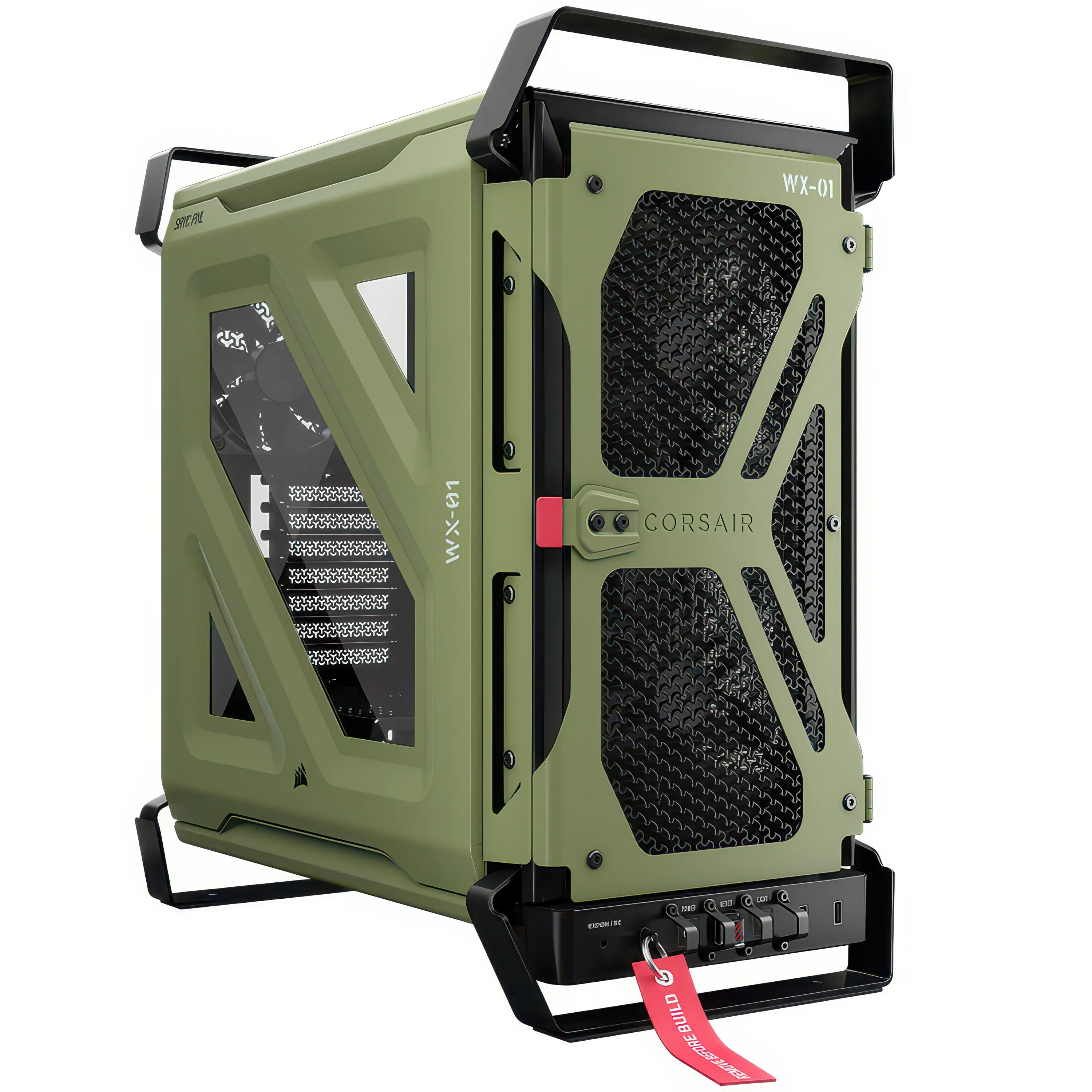Corsair WARTHOG RS Airflow Mid-Tower Case, Olive Drab