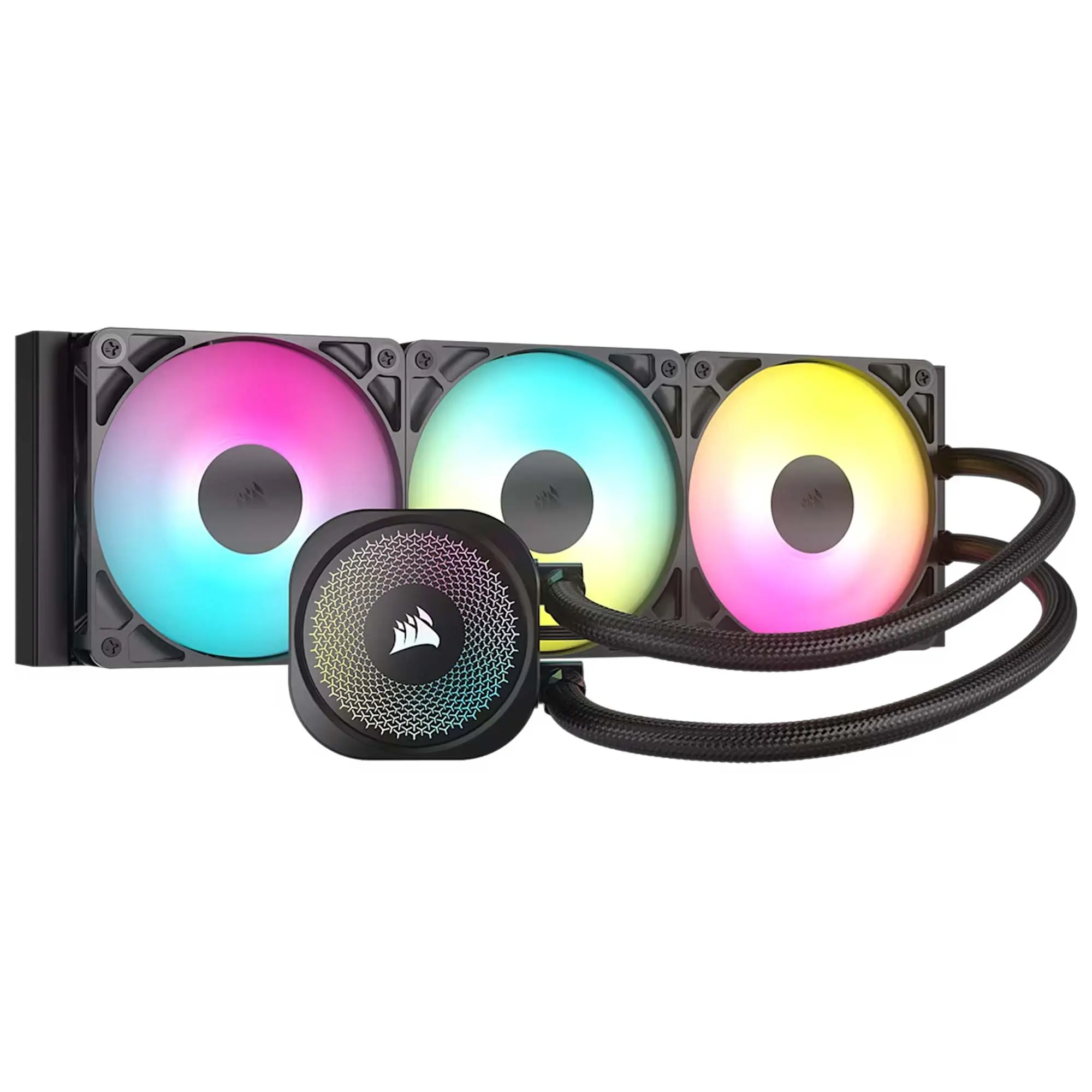 Corsair NAUTILUS 360 RS ARGB, AIO Liquid CPU Cooler - 360 mm, Nero * refurbished *