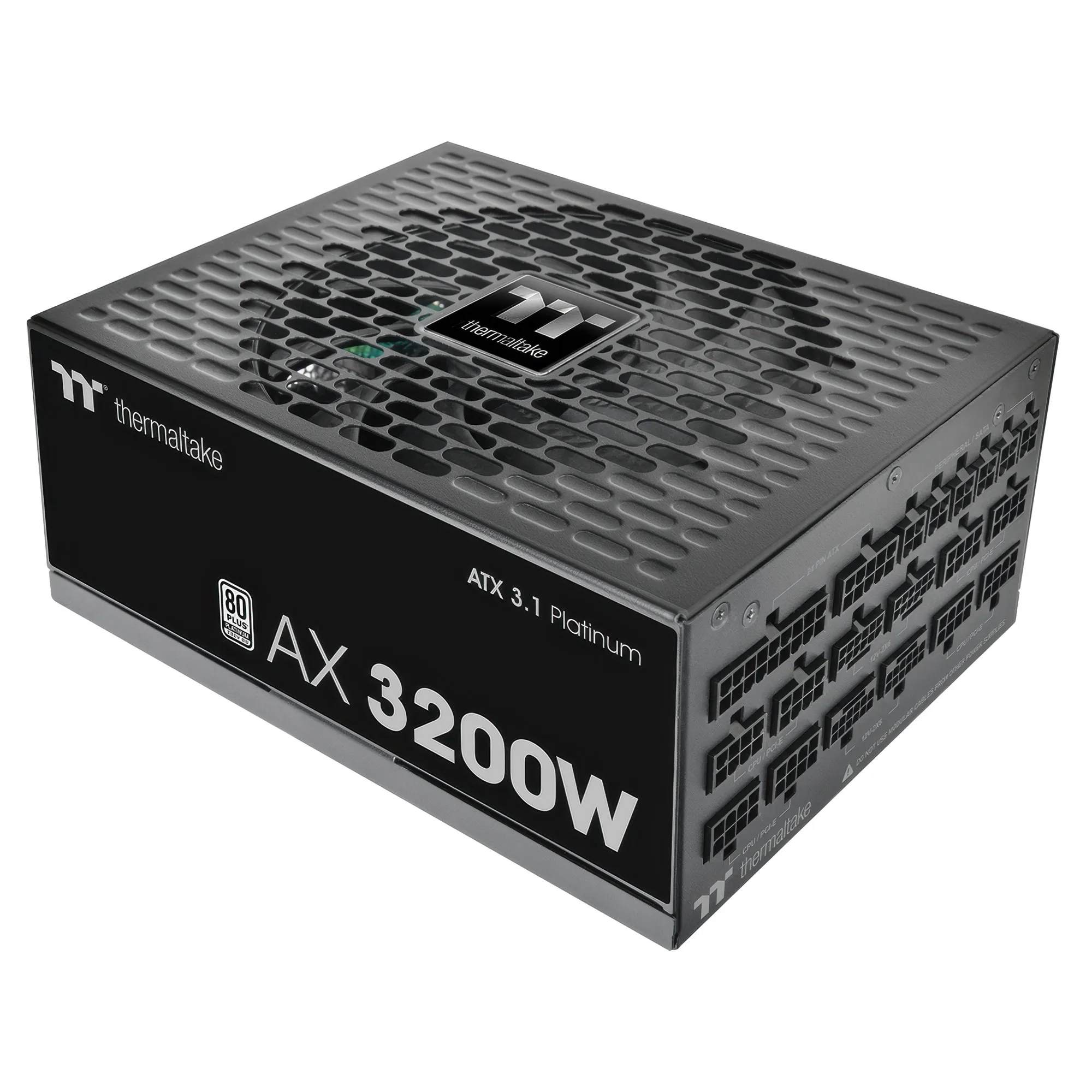 Thermaltake AX 3200W ATX 12V 3.1, Alimentatore 3200W Platinum, Full Modular, Nero