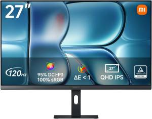 Xiaomi Monitor 27" 2K QHD/IPS 16:9 6ms/120Hz DP/HDMI