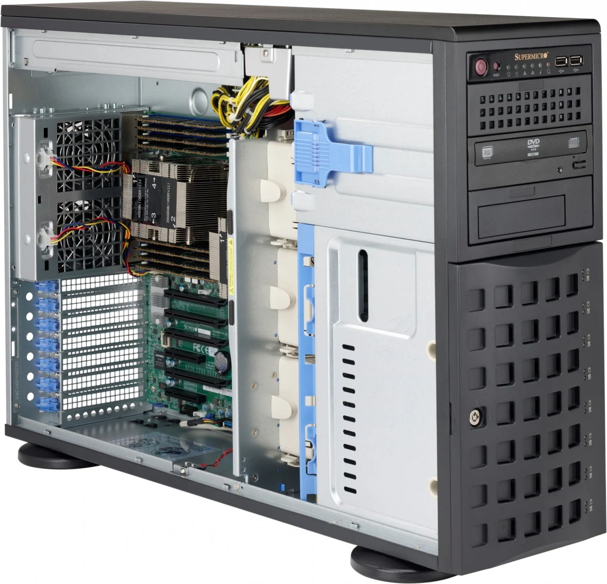 SERVER SPM CTO W3465X 256GB 2TBX3 X13SWA CSE-745BAC-R1K23BP …