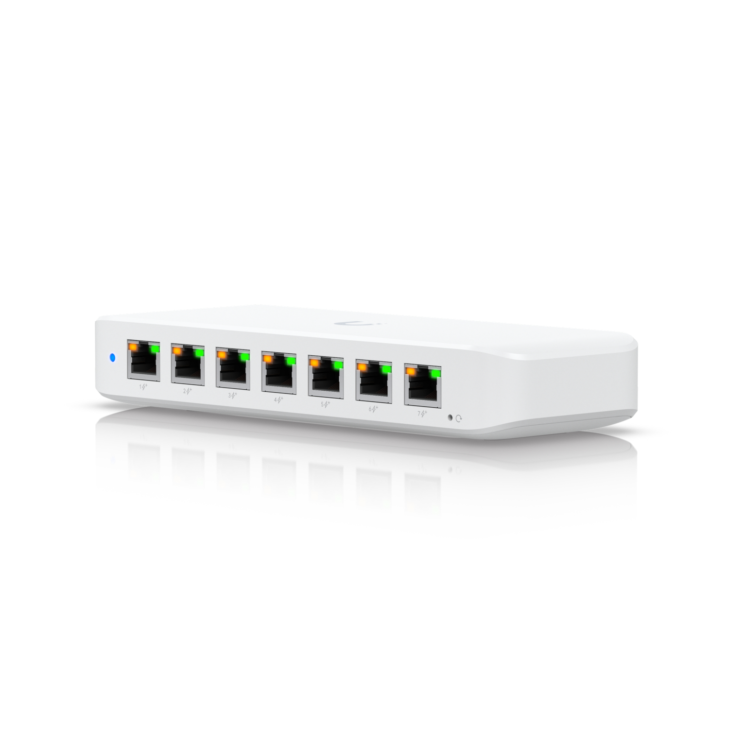 SWITCH UNIFI 8P POE UBIQUITI USW-ULTRA-60W-EU L2 COMPATTO 7P GBE POE+ 1P GBE -52W POE