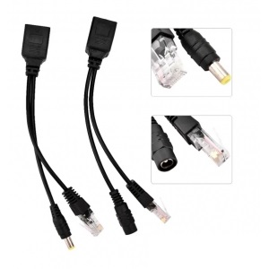 POE SPLITTER+INIETTORE PER TELECAMERE 15.4W/24W TN-LPH6