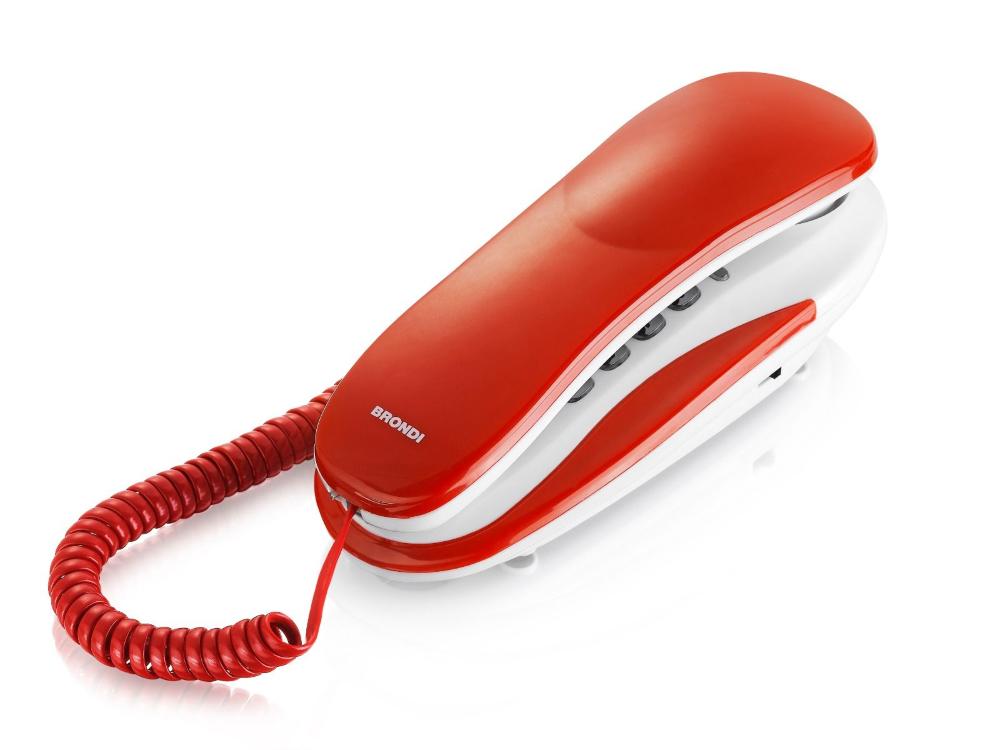 TEL. FISSA BRONDI KENOBY ROSSO/BIANCO